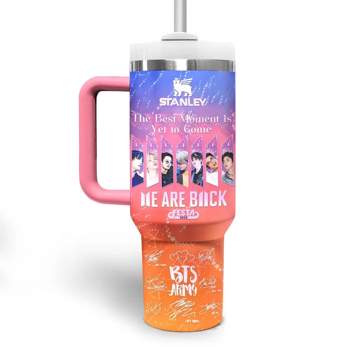 BTS Festa 2025 We Are Back Personalized Stanley Tumbler - Image 3