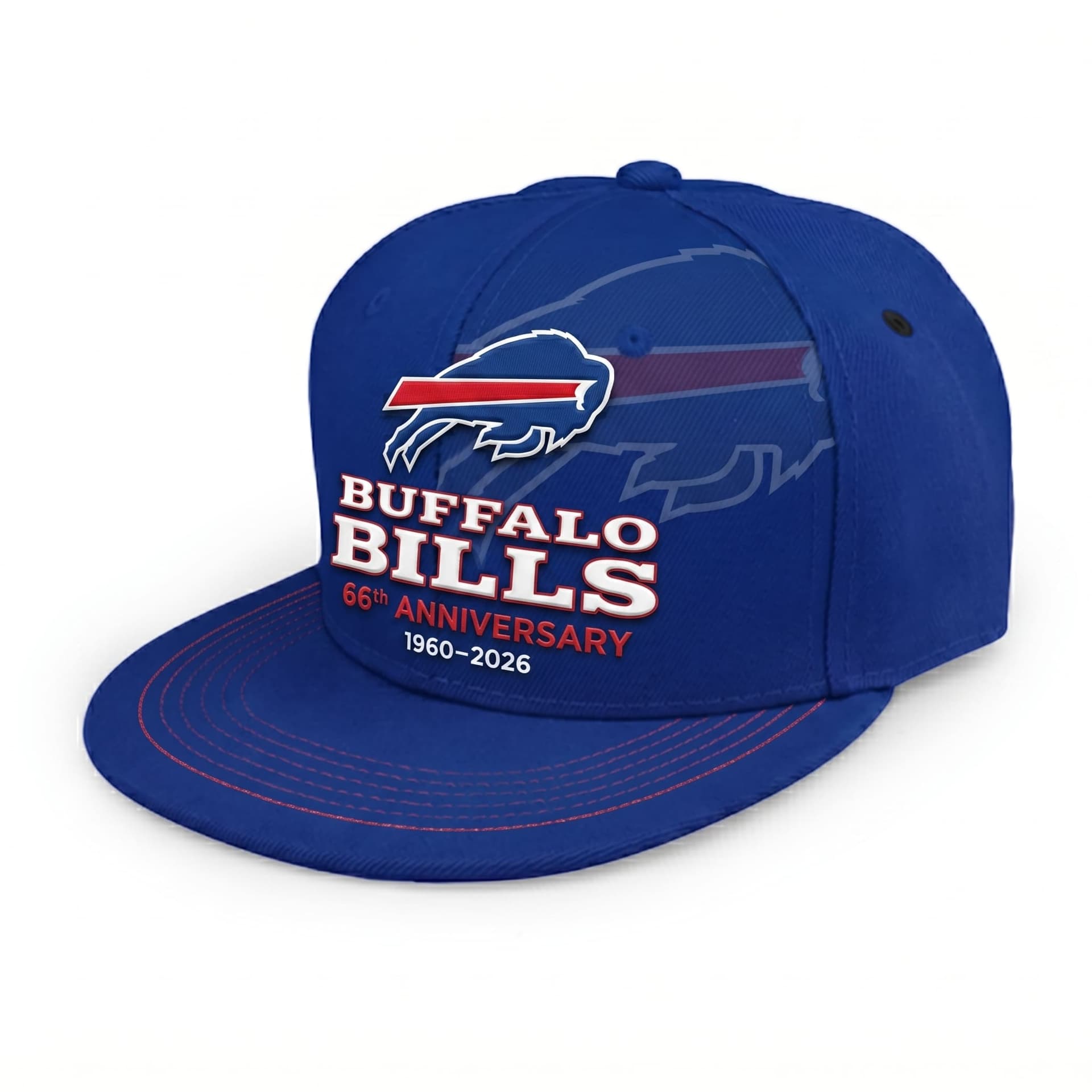 Buffalo Bills 66th Anniversary 1960-2026 Cap - Image 1