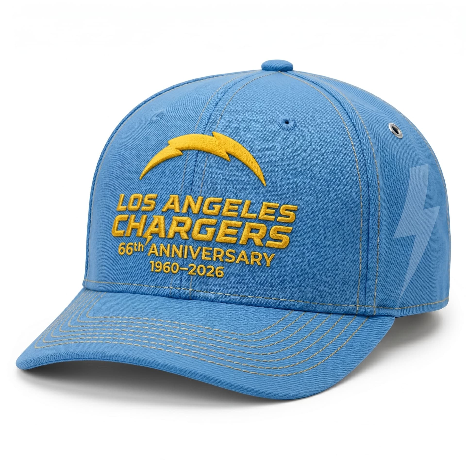 Los Angeles Chargers 66th Anniversary 1960–2026 Cap - Image 1