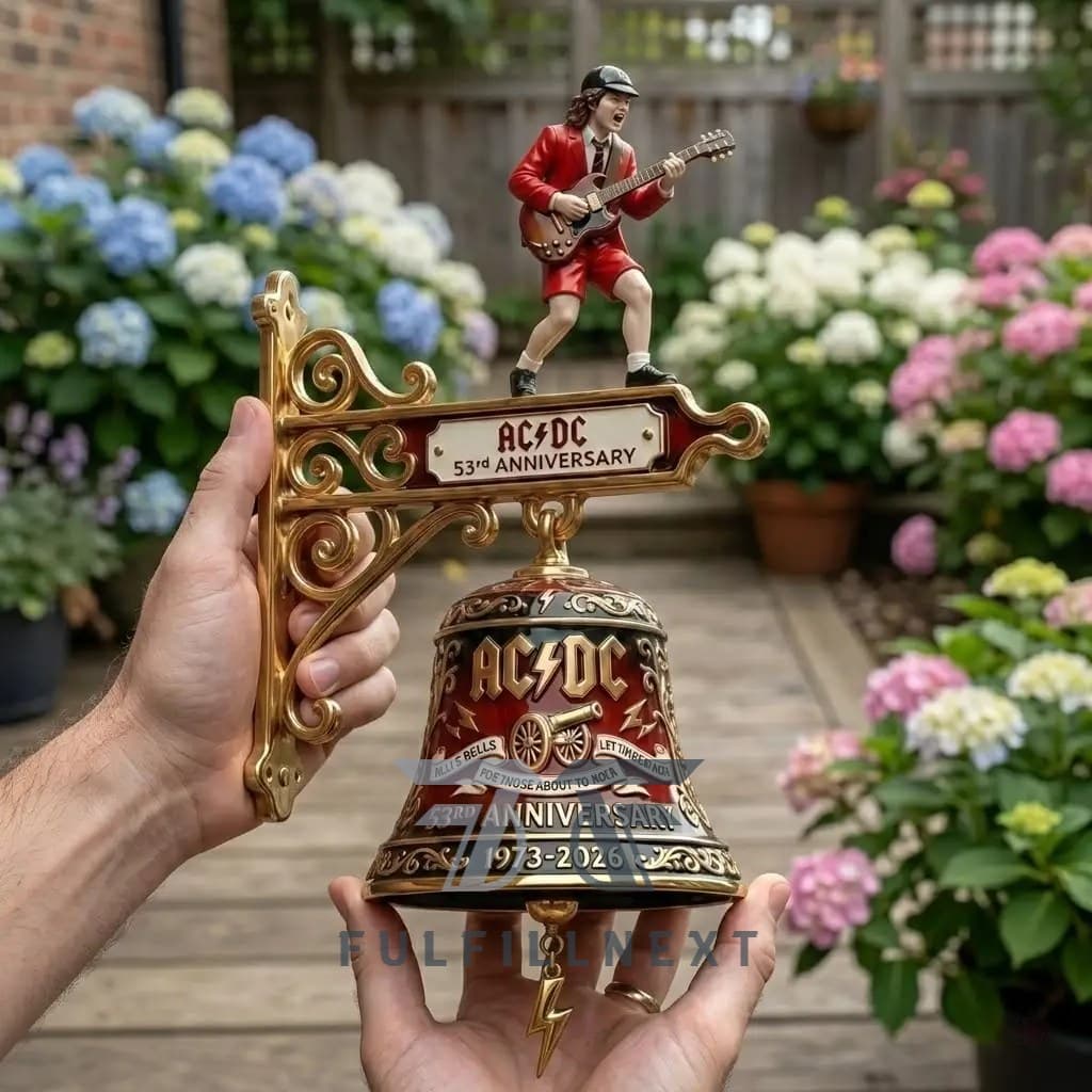 AC/DC 53rd Anniversary Decorative Wall Bell - Image 2