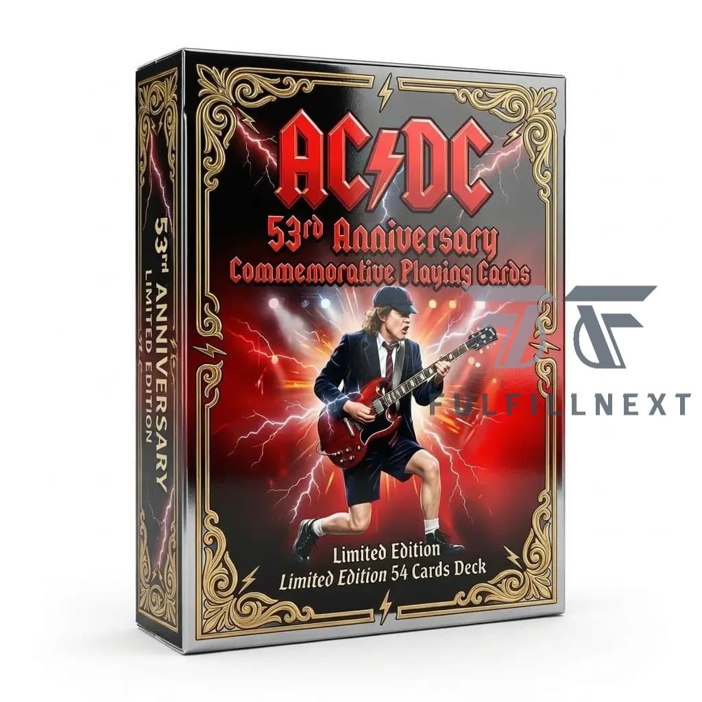 AC/DC 53rd Anniversary Playing Cards - Image 1