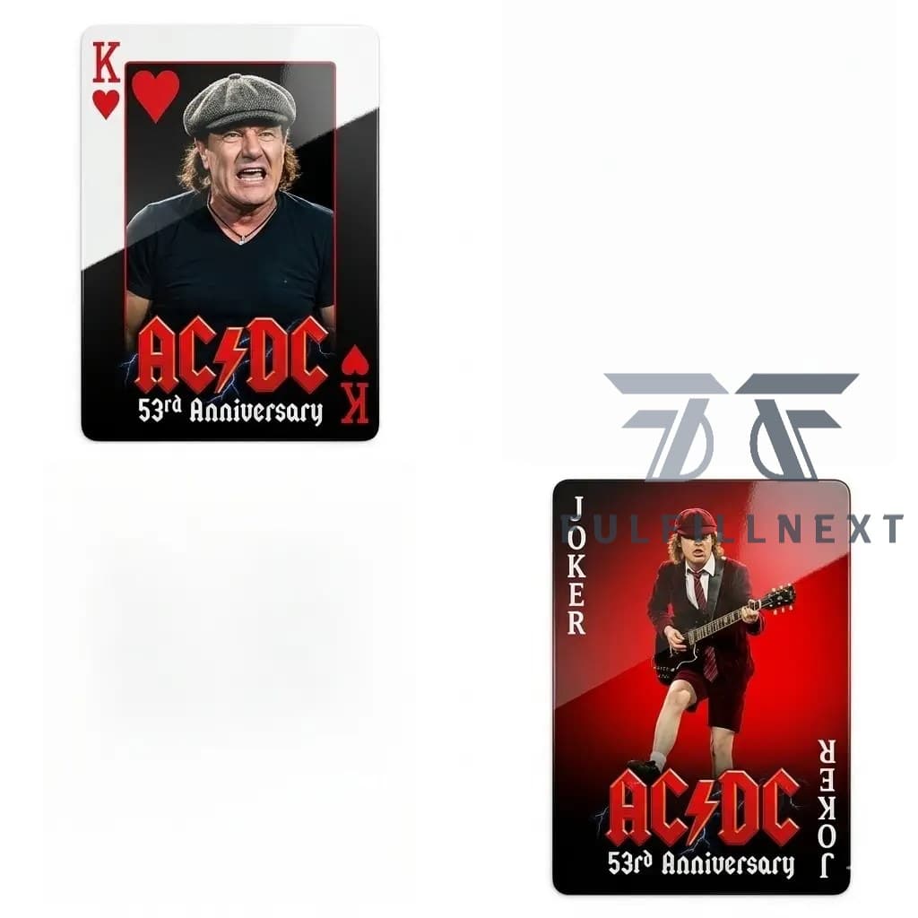 AC/DC 53rd Anniversary Playing Cards - Image 5