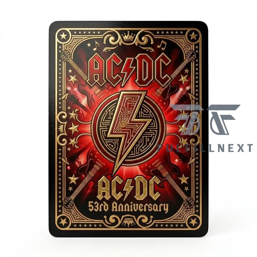 AC/DC 53rd Anniversary Playing Cards - Image 6