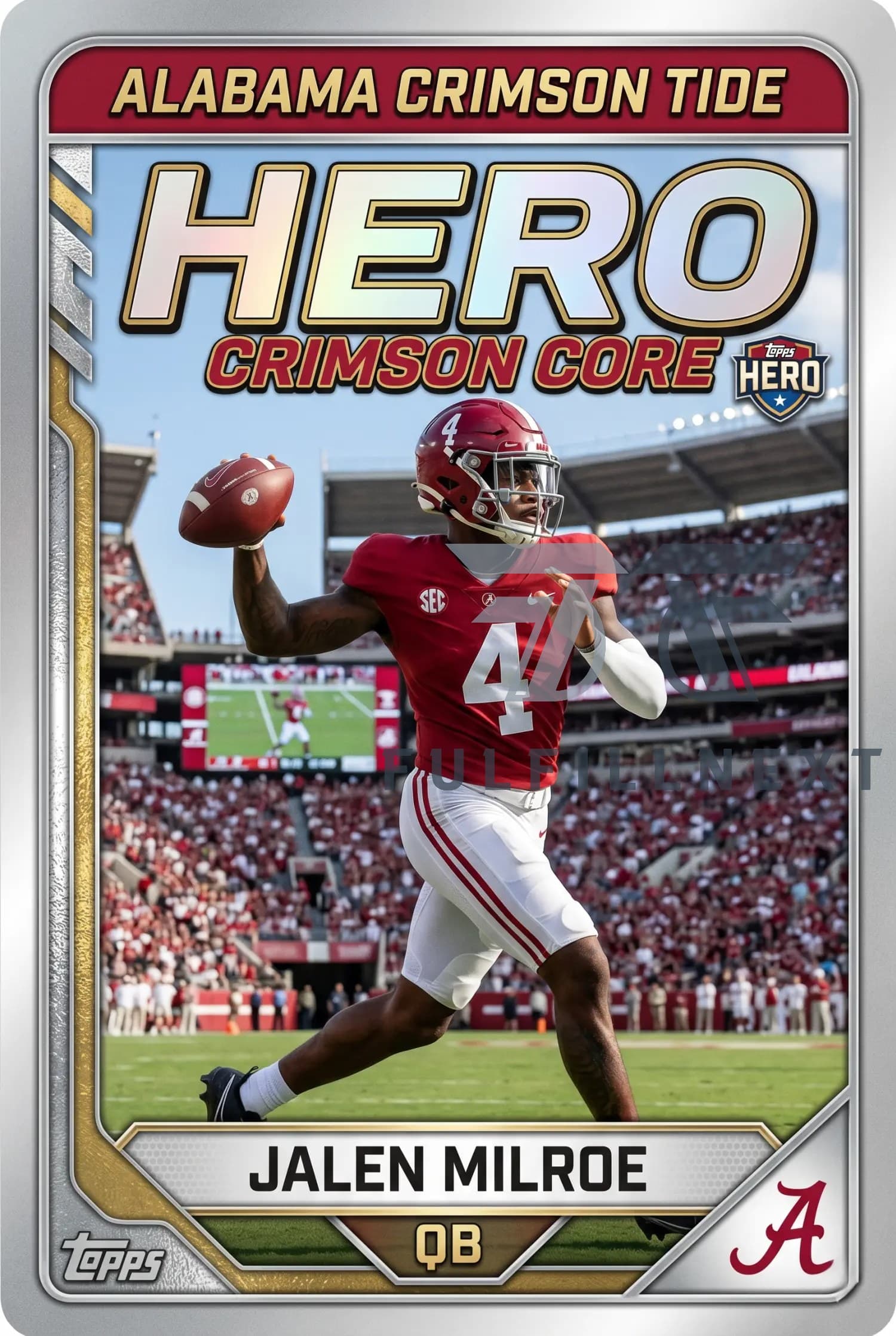 Alabama Crimson Tide 134th Anniversary Trading Cards - Image 6