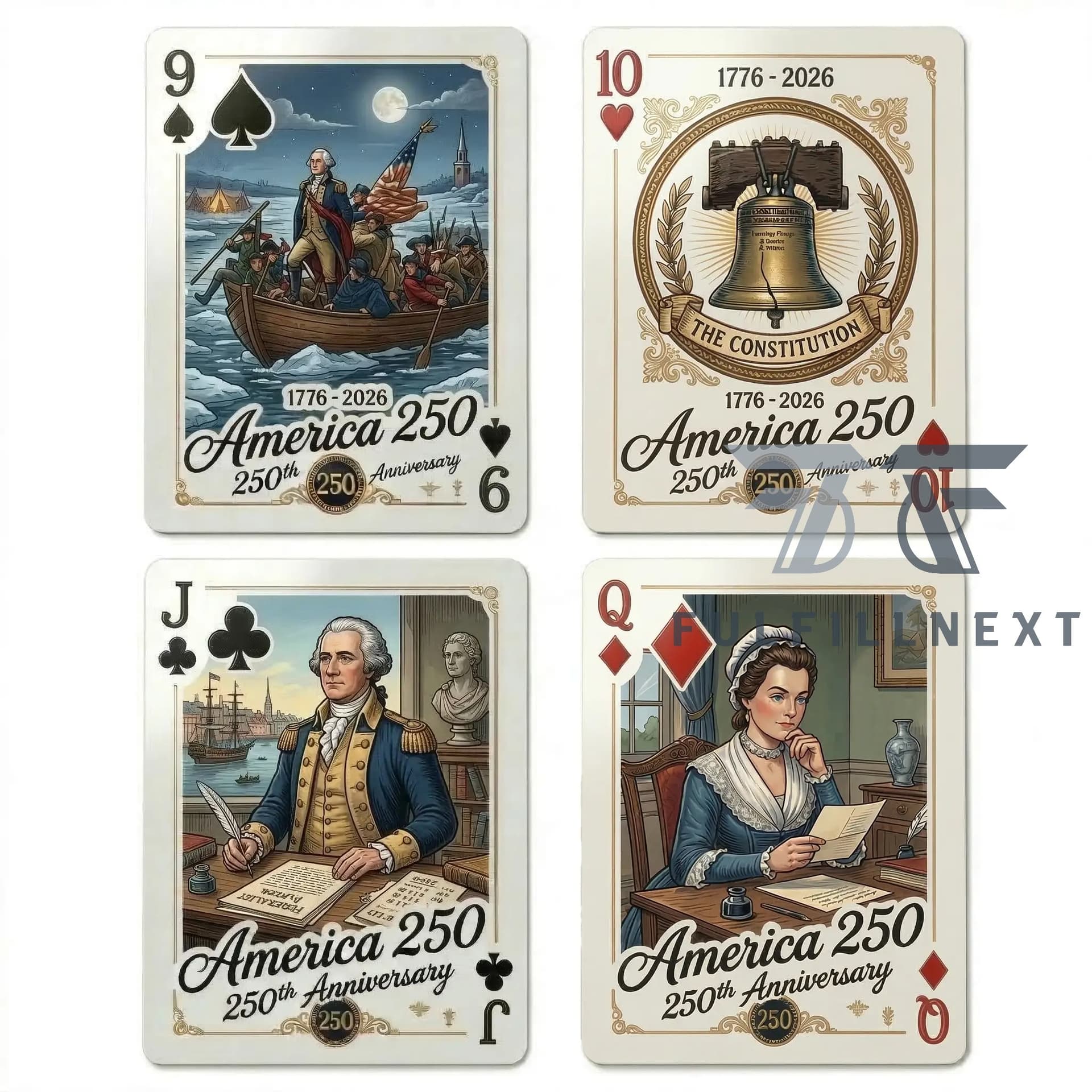 America 250th Anniversary Playing Cards - Image 5