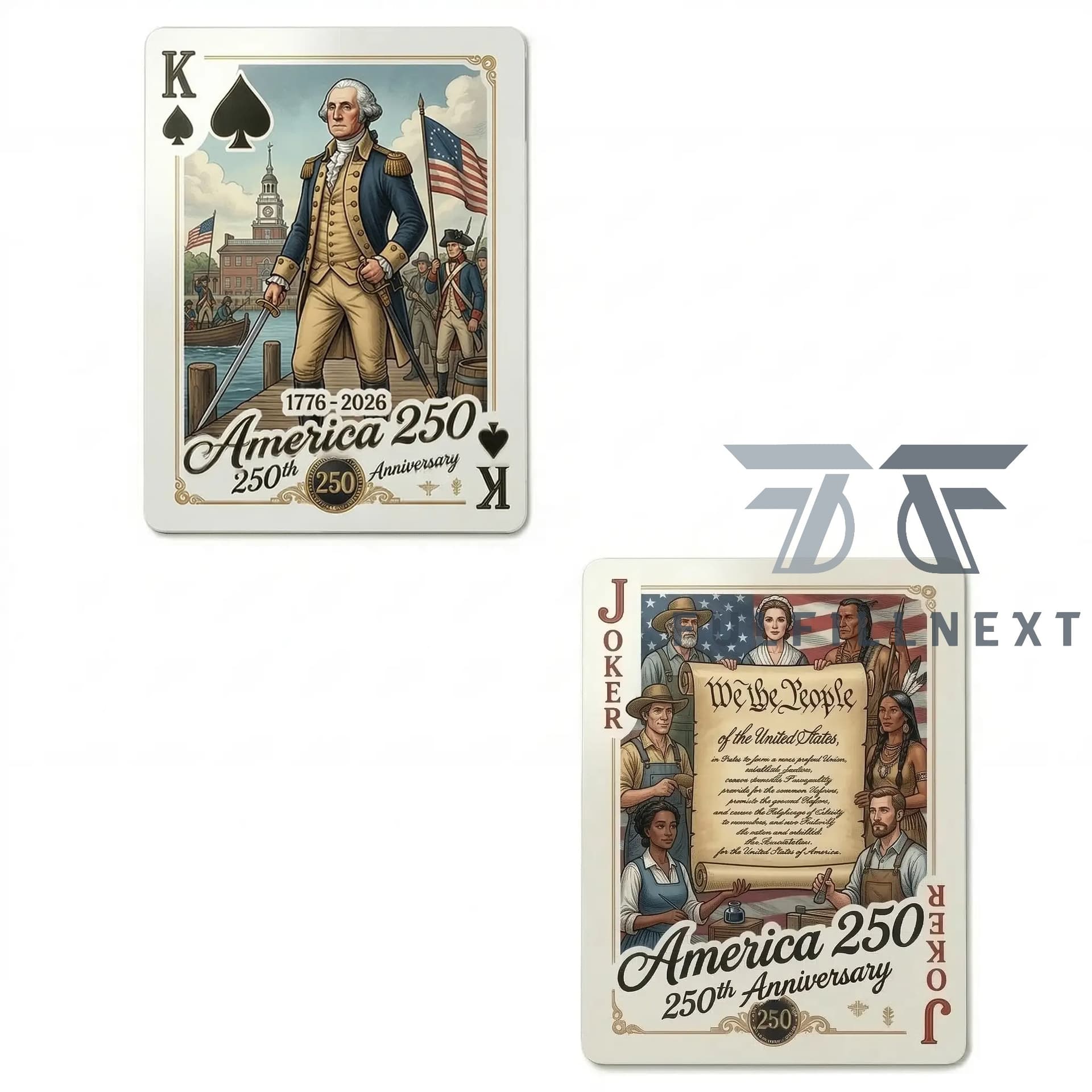 America 250th Anniversary Playing Cards - Image 6