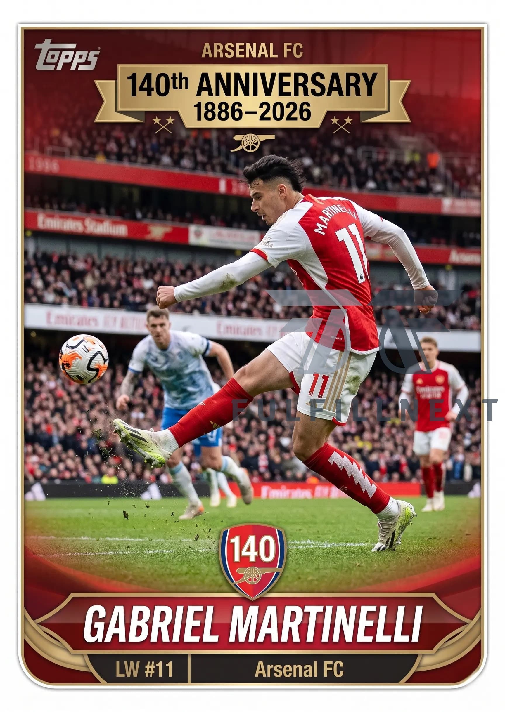 Arsenal FC 140th Anniversary Trading Cards - Image 4