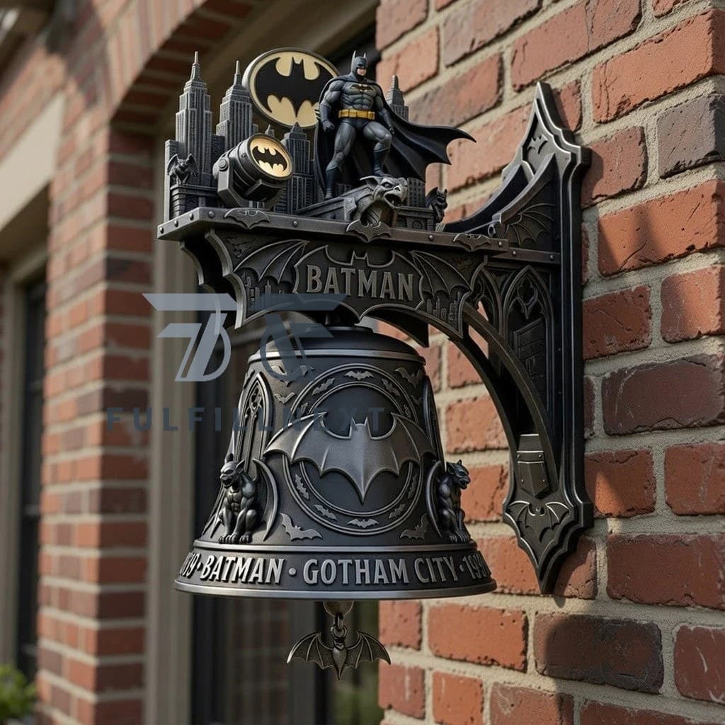 Batman Gotham City Wall Mounted Bell - Image 1