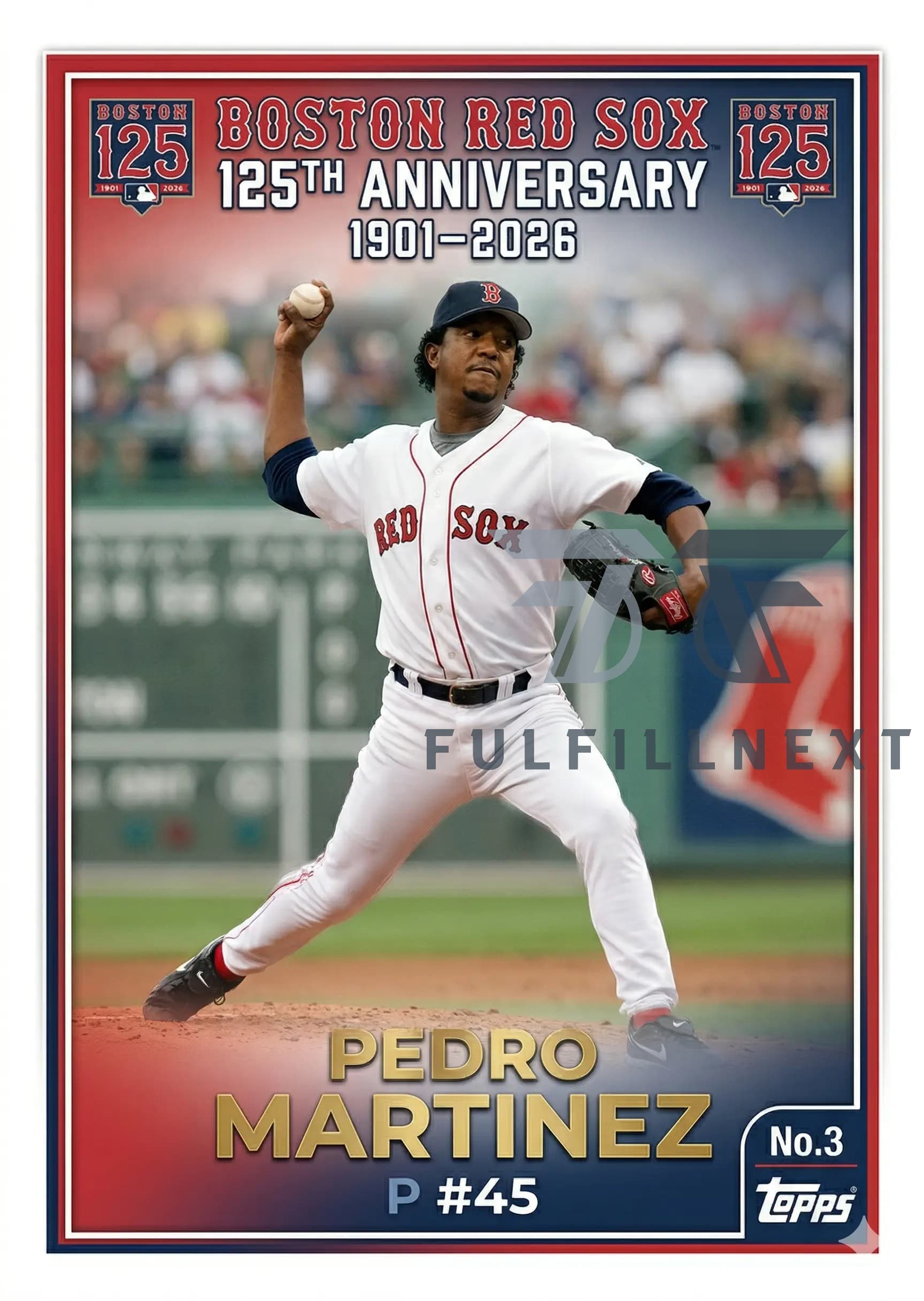 Boston Red Sox 125th Anniversary Cards Box - Image 7