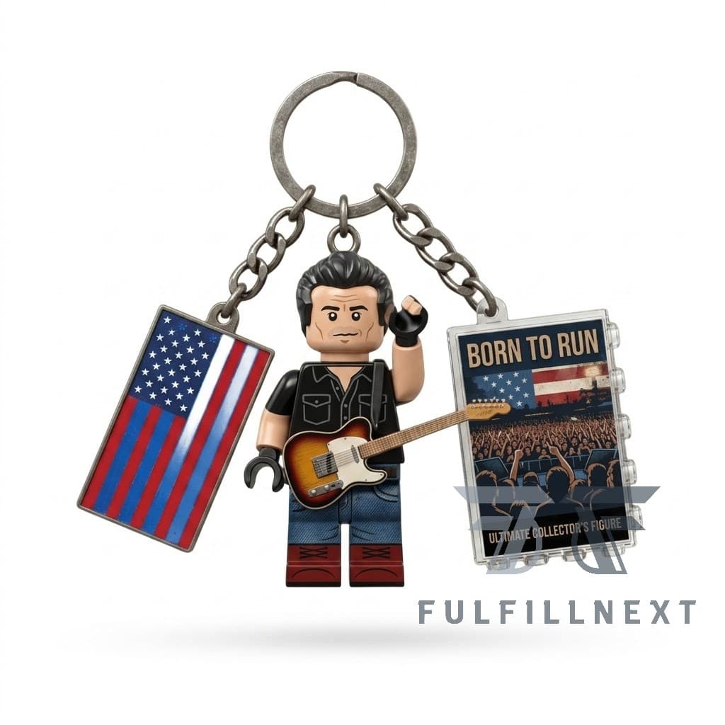 Bruce Springsteen Born To Run Keychain - Image 1