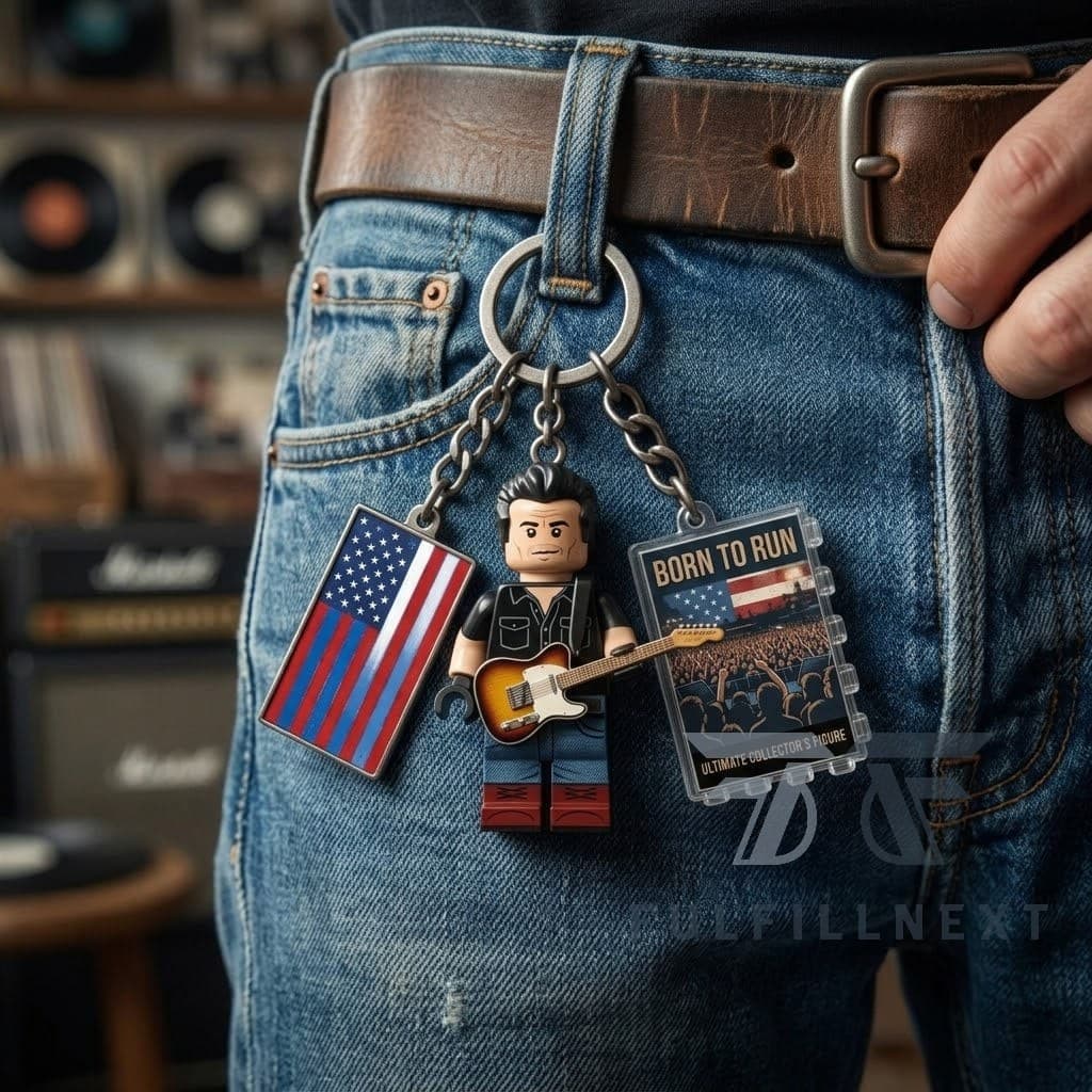 Bruce Springsteen Born To Run Keychain - Image 3