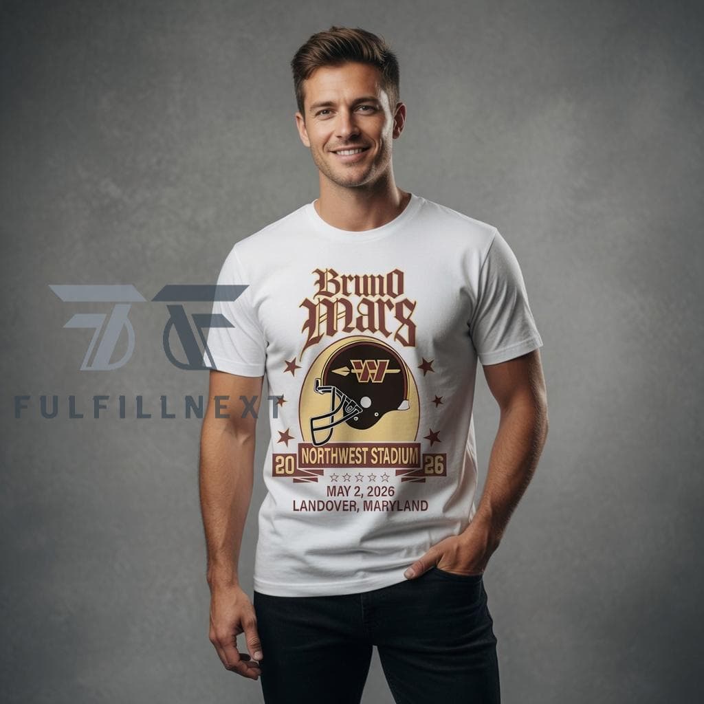 Bruno Mars The Romantic Tour 2026 T-Shirt - Image 2