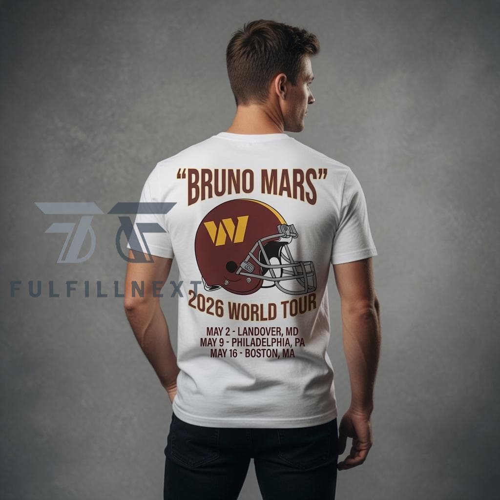Bruno Mars The Romantic Tour 2026 T-Shirt - Image 3