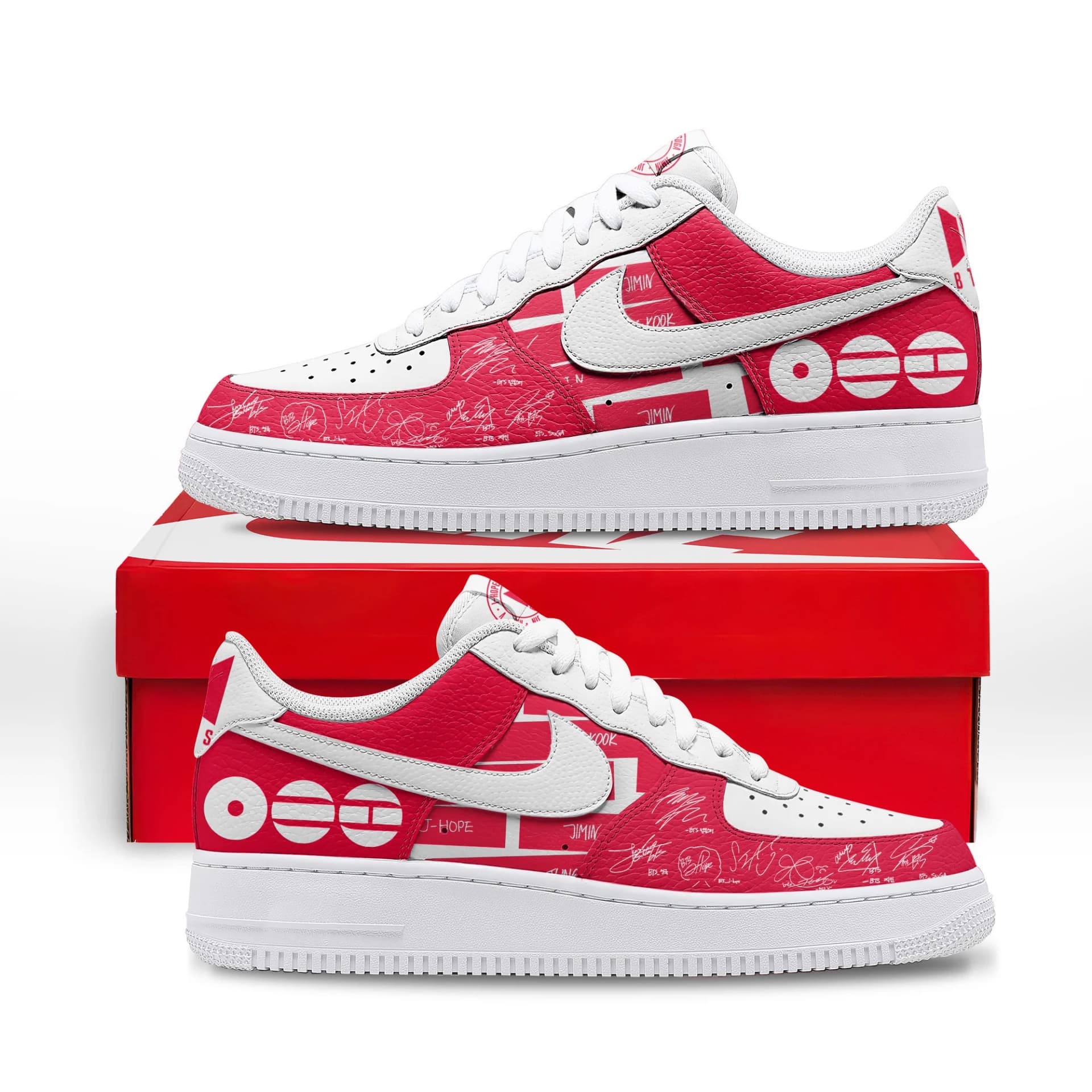BTS Member Signatures Sneaker - Image 2