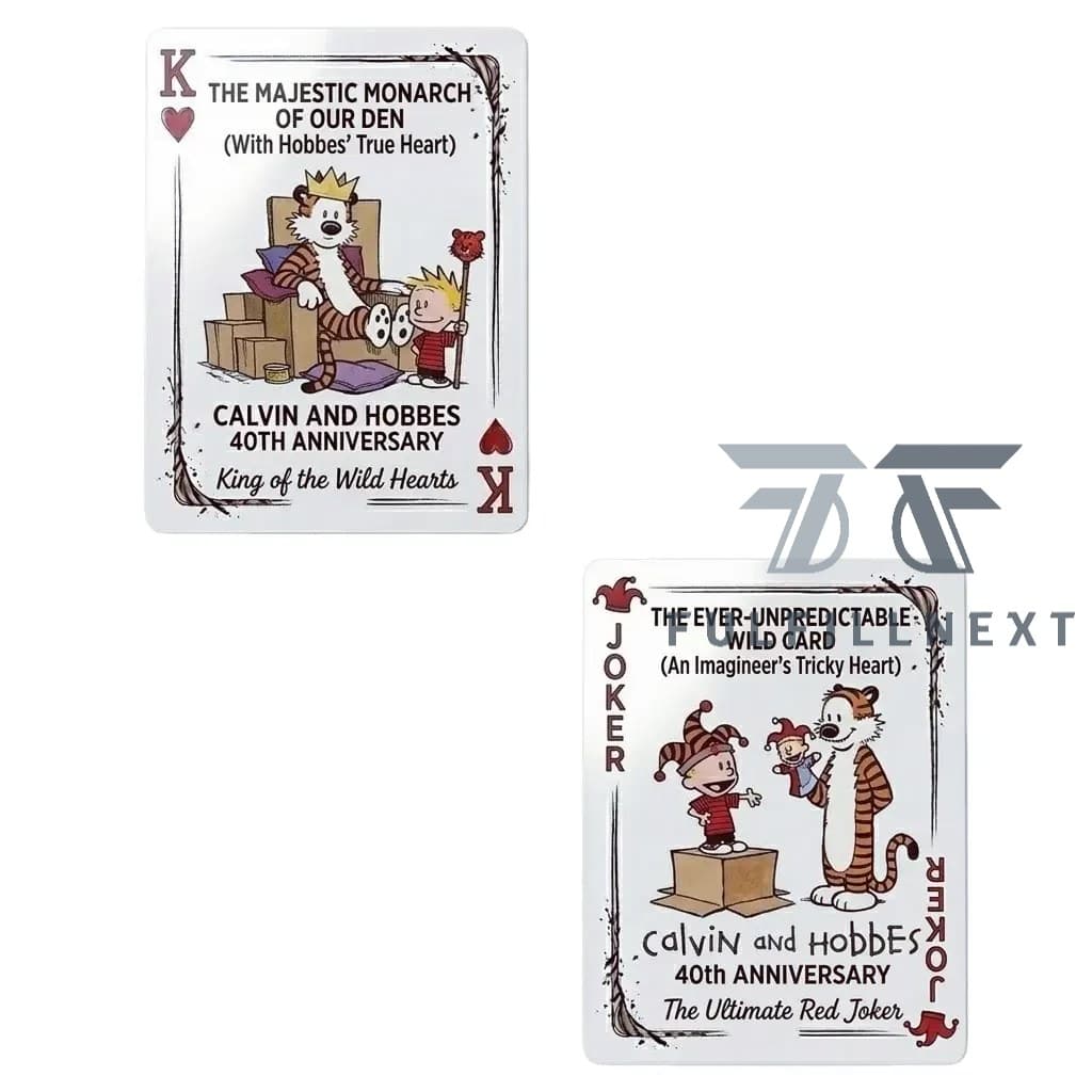 Calvin and Hobbes 40th Anniversary Playing Cards - Image 5