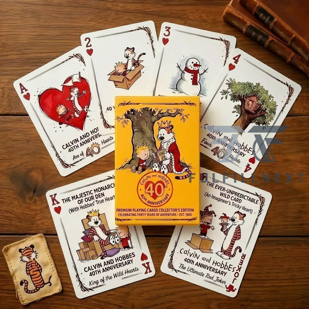 Calvin and Hobbes 40th Anniversary Playing Cards - Image 7