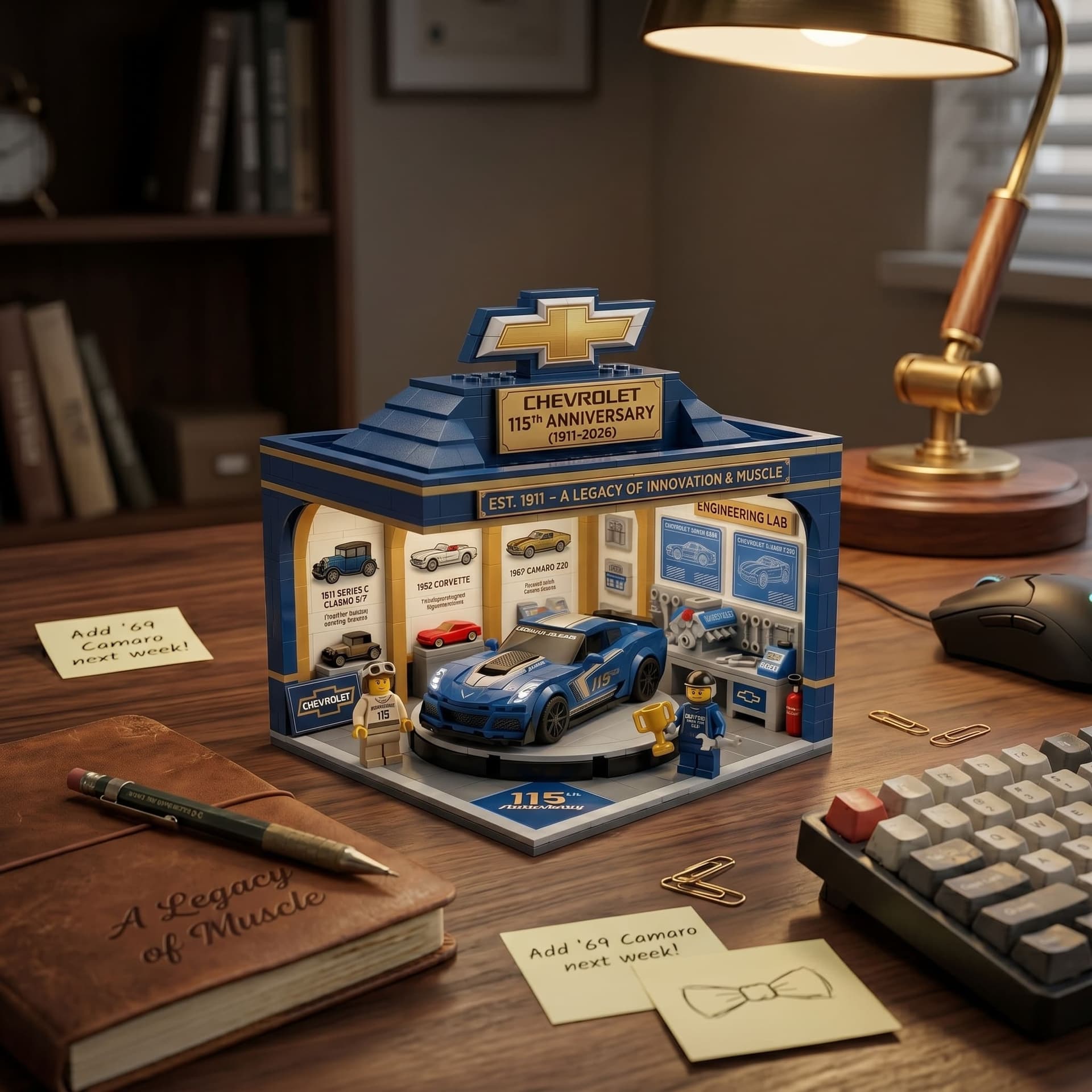 Chevrolet 115th Anniversary Lego Set - Image 3