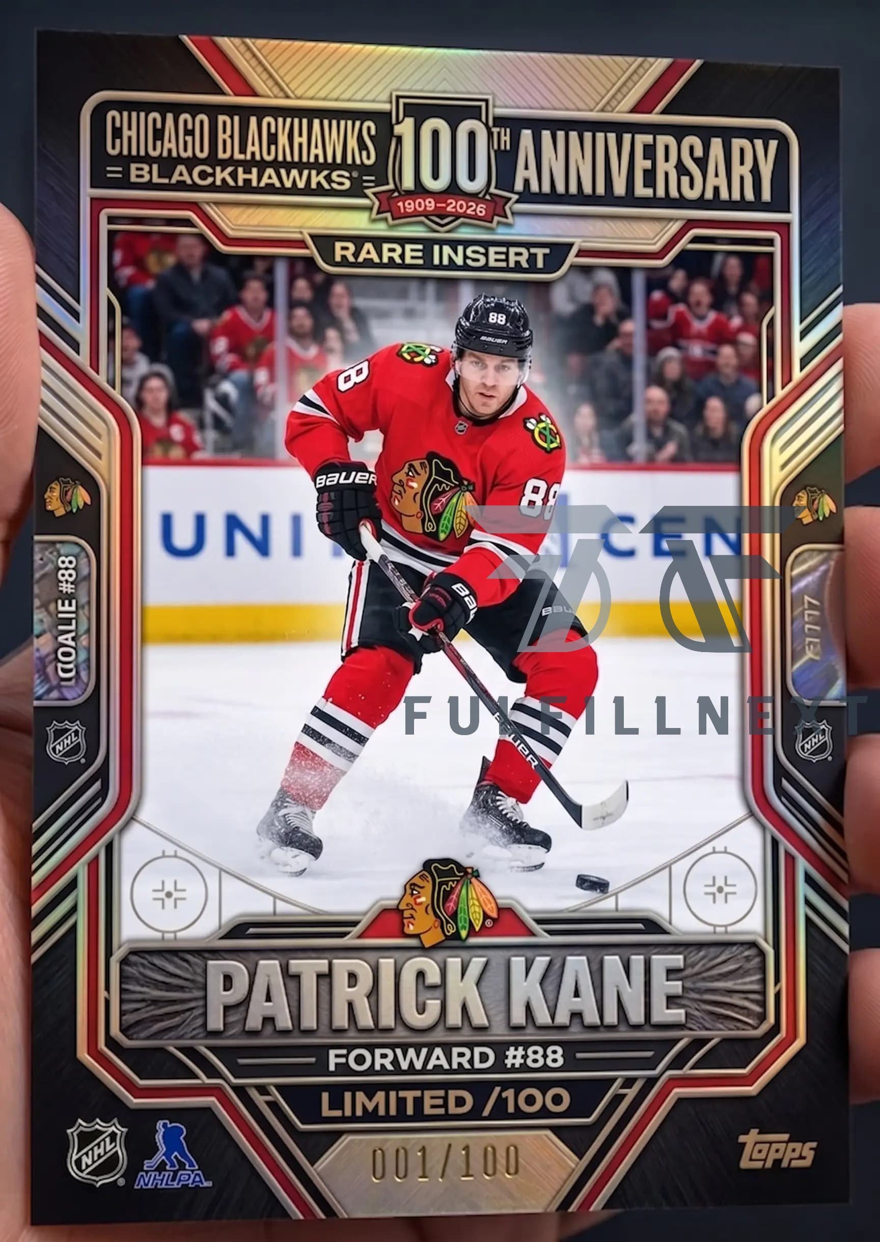 Chicago Blackhawks 100th Anniversary Trading Cards Box - Image 2