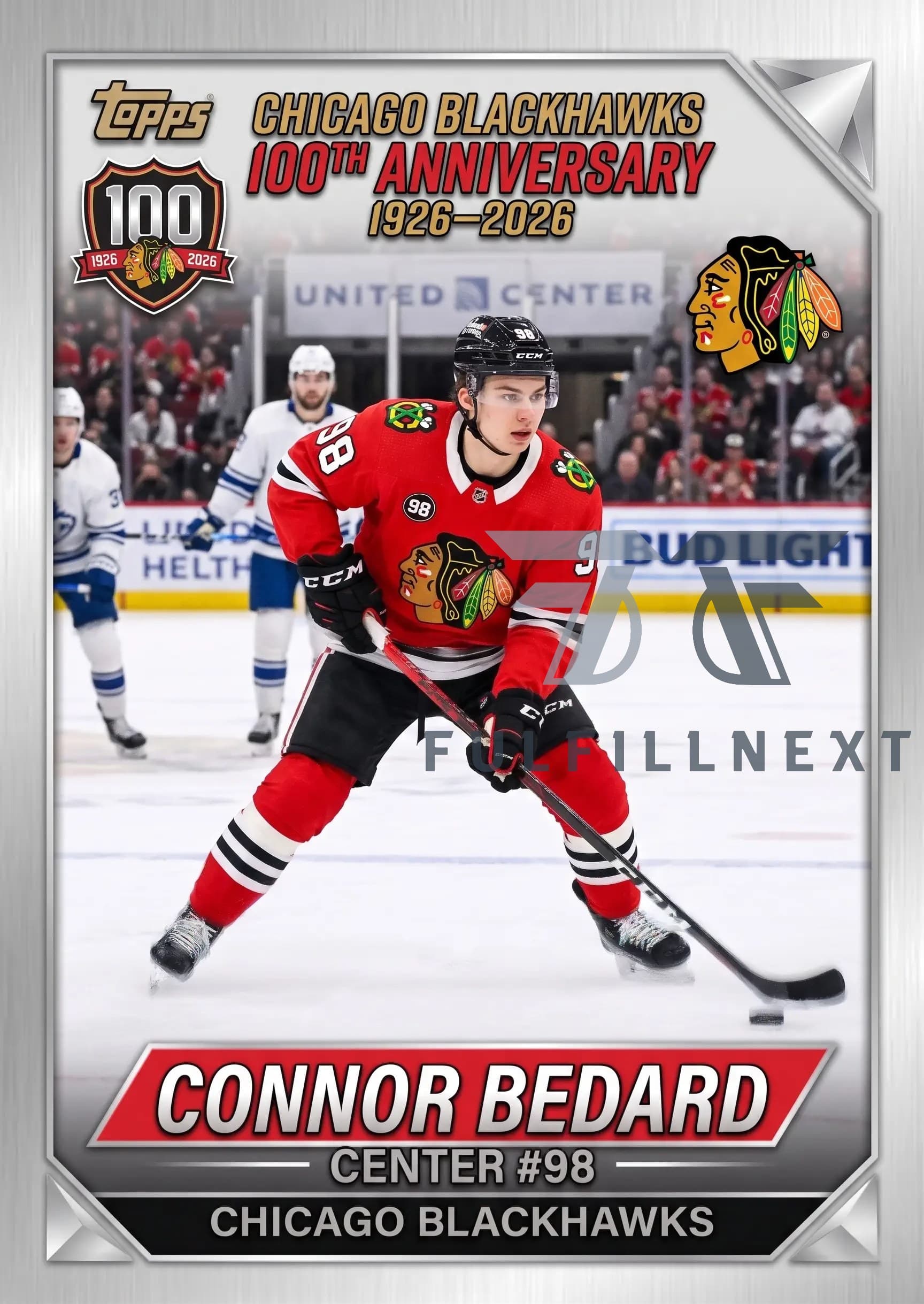 Chicago Blackhawks 100th Anniversary Trading Cards Box - Image 3