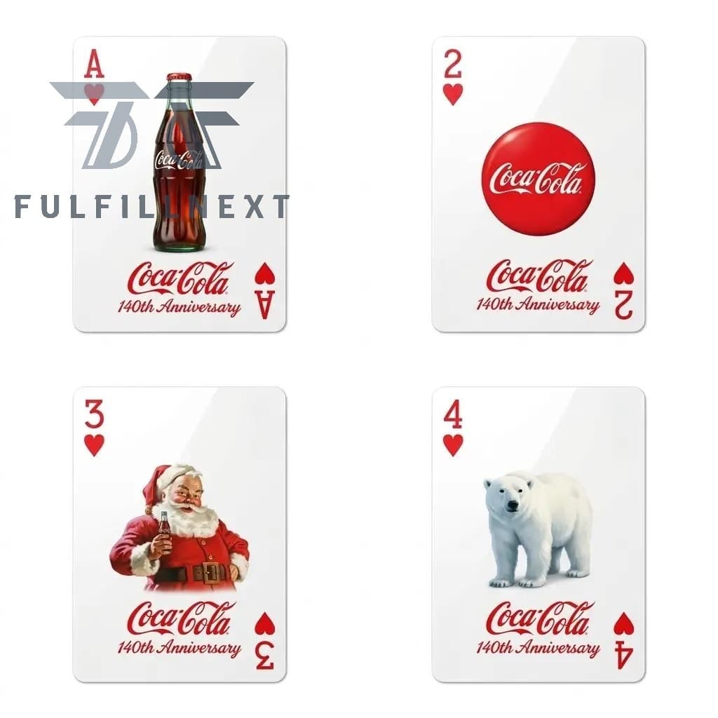 Coca-Cola 140th Anniversary Playing Cards - Image 2