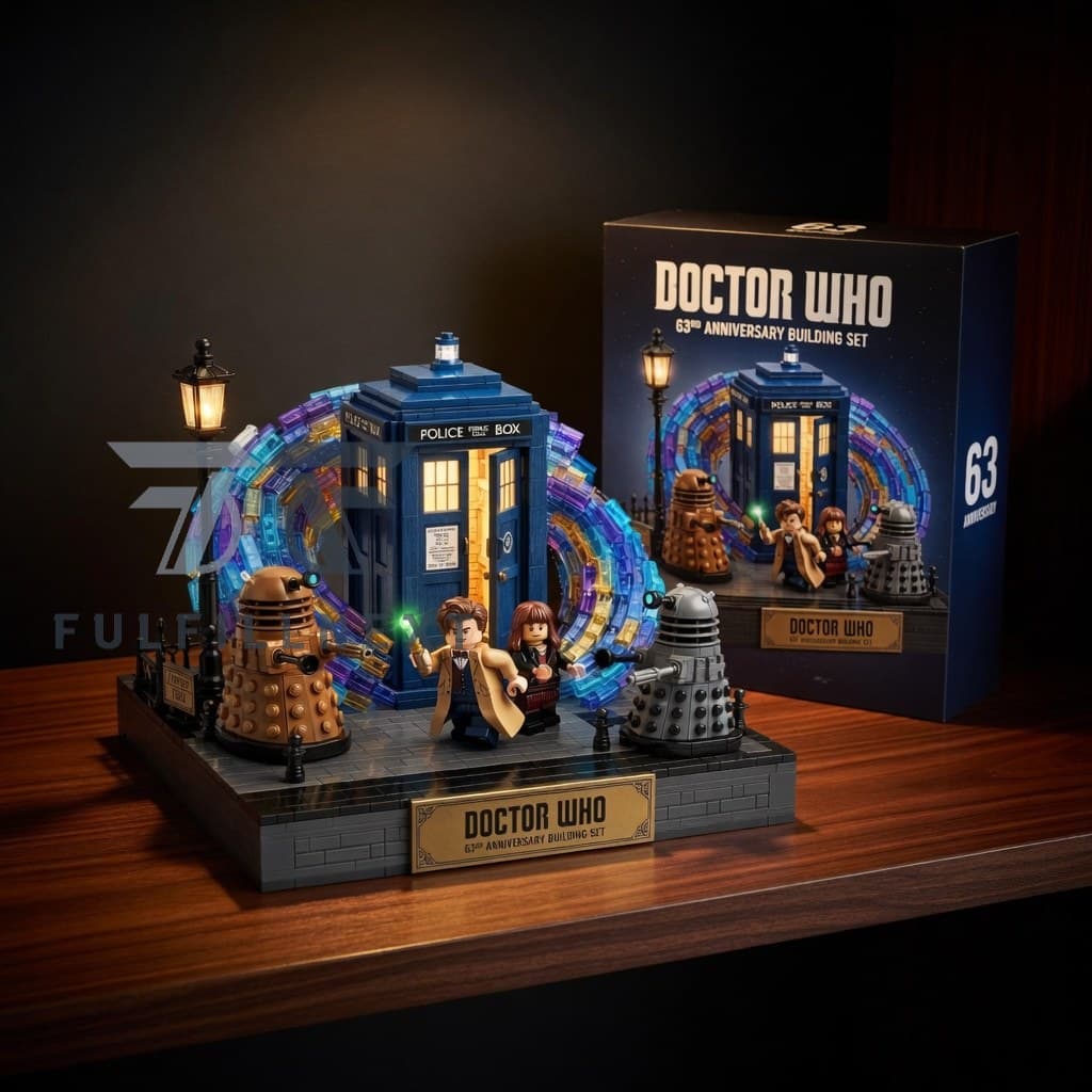 Doctor Who 63rd Anniversary Building Blocks Set - Image 1