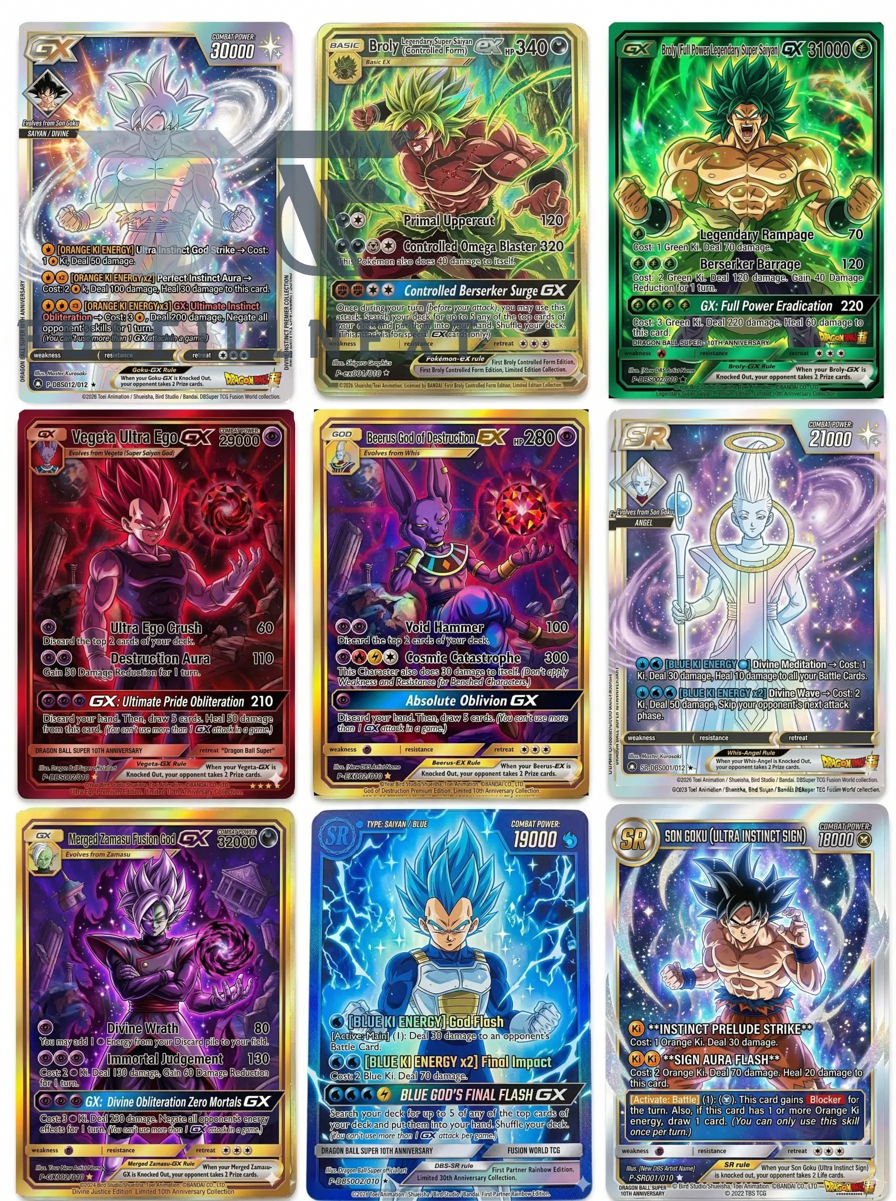 Dragon Ball Super 10th Anniversary Trading Cards - Image 3