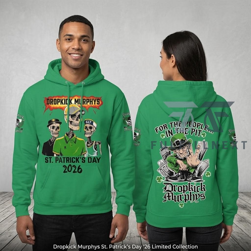Dropkick Murphys St. Patrick's Day 2026 Hoodie - Image 2