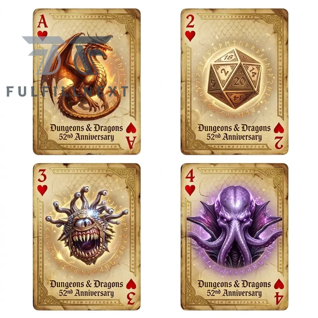 Dungeons & Dragons 52nd Anniversary Playing Cards - Image 2