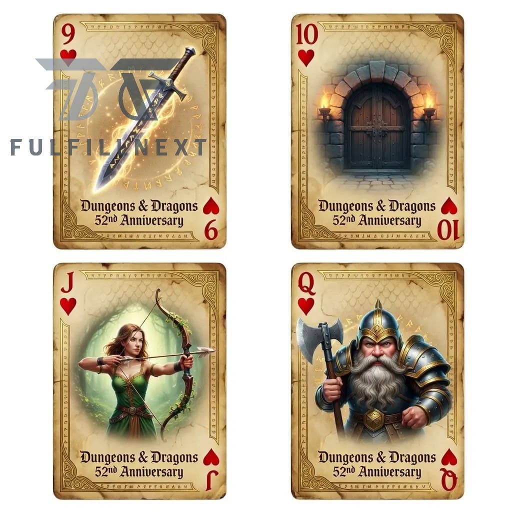 Dungeons & Dragons 52nd Anniversary Playing Cards - Image 4