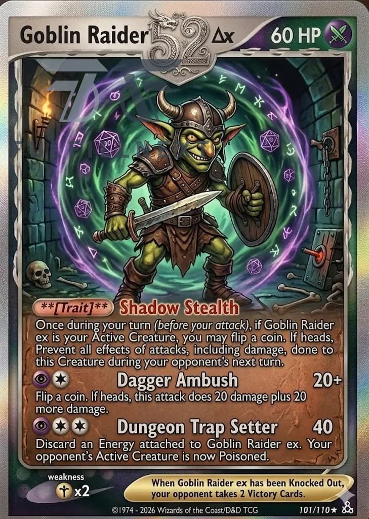 Dungeons & Dragons TCG 52nd Anniversary Trading Cards - Image 9