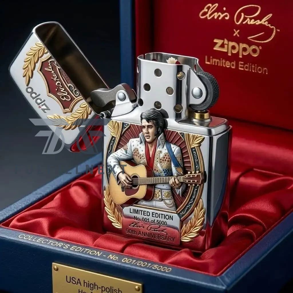 Elvis Presley 90th Anniversary Zippo Lighter - Image 2