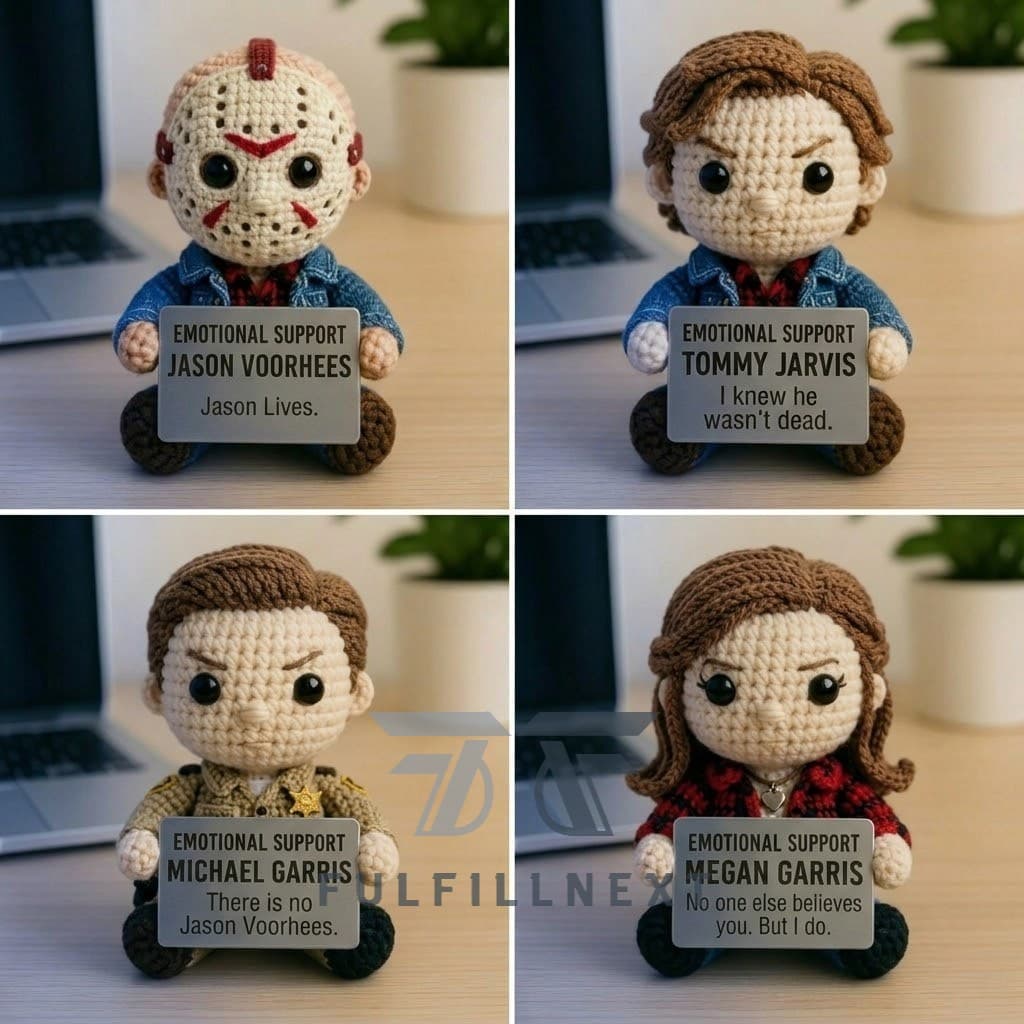 Friday The 13th Part VI 40th Anniversary Crochet Doll - Image 1