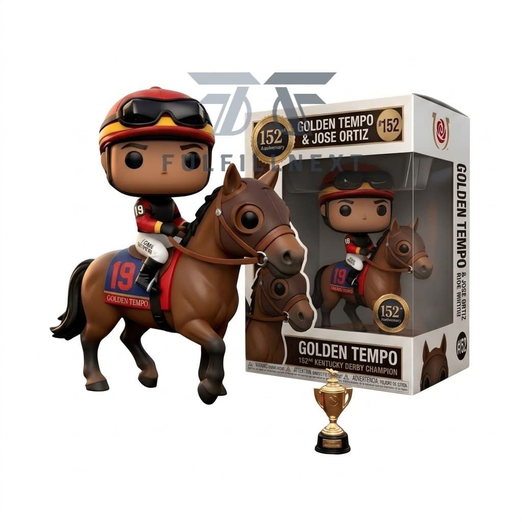 Golden Tempo & Jose Ortiz 152nd Anniversary Derby Champion Funko Pop - Image 1