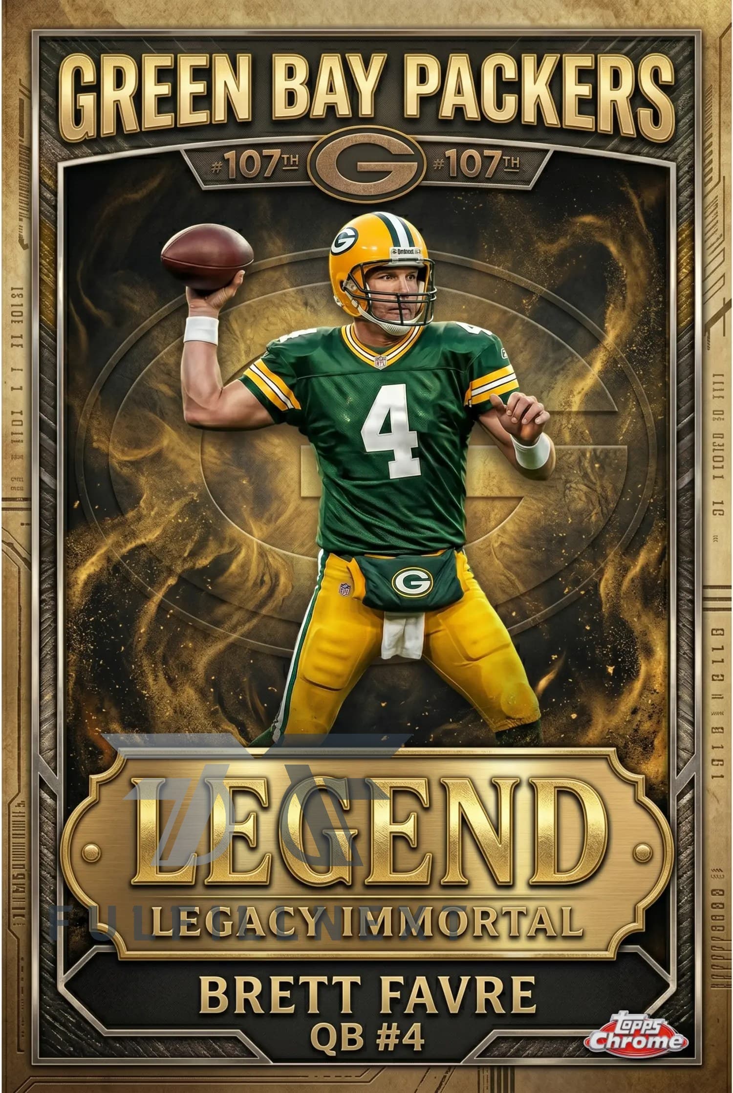 Green Bay Packers 107th Anniversary Trading Cards - Image 4