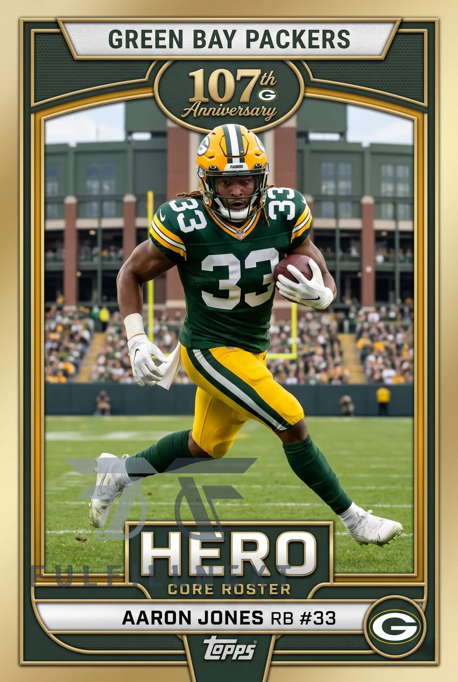 Green Bay Packers 107th Anniversary Trading Cards - Image 5