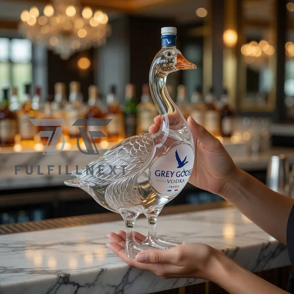 Grey Goose Vodka Goose Shaped Bottle - Image 2