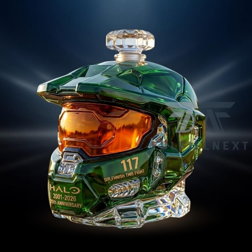 Halo 25th Anniversary Whiskey Bottle - Image 1