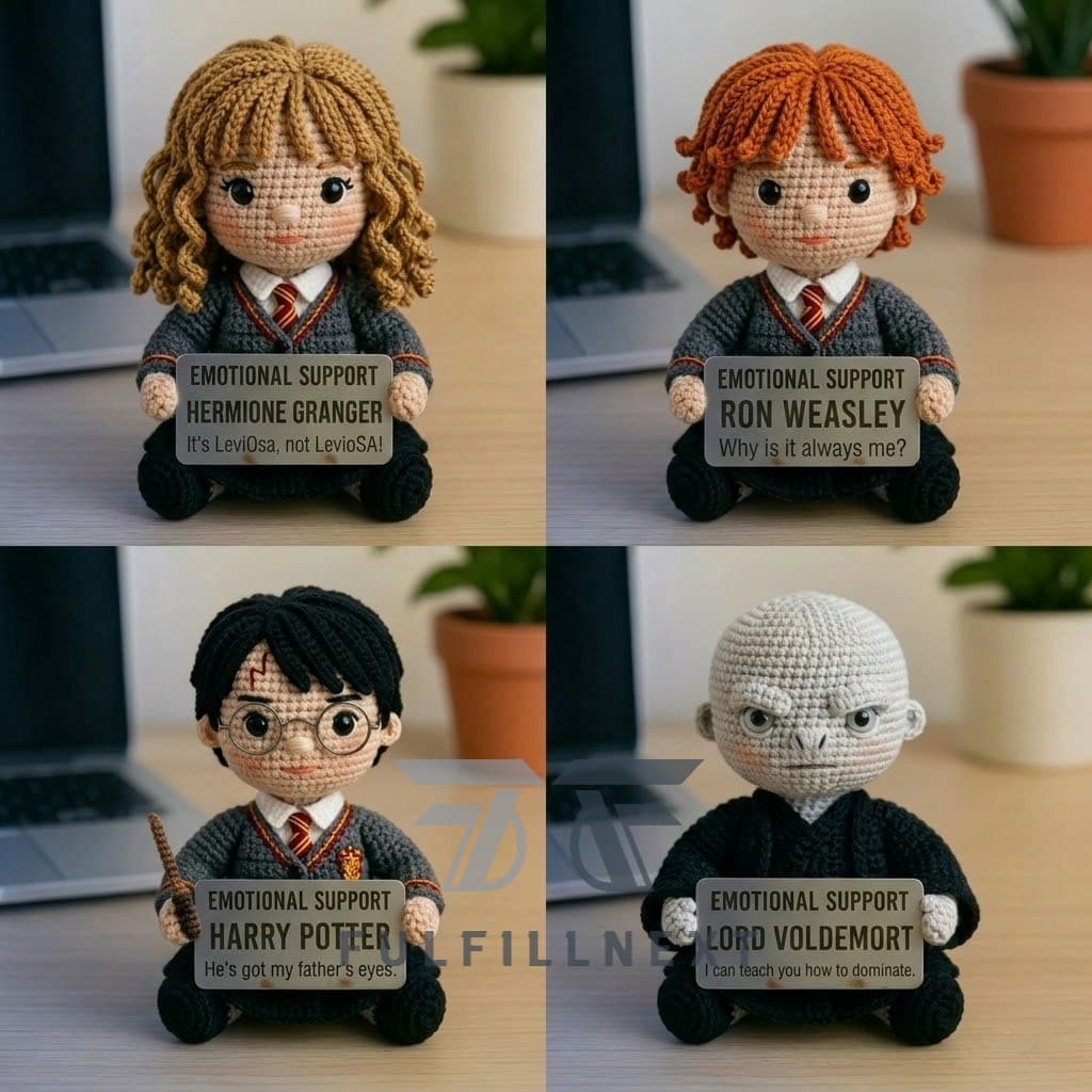 Harry Potter 25th Anniversary Crochet Doll - Image 1