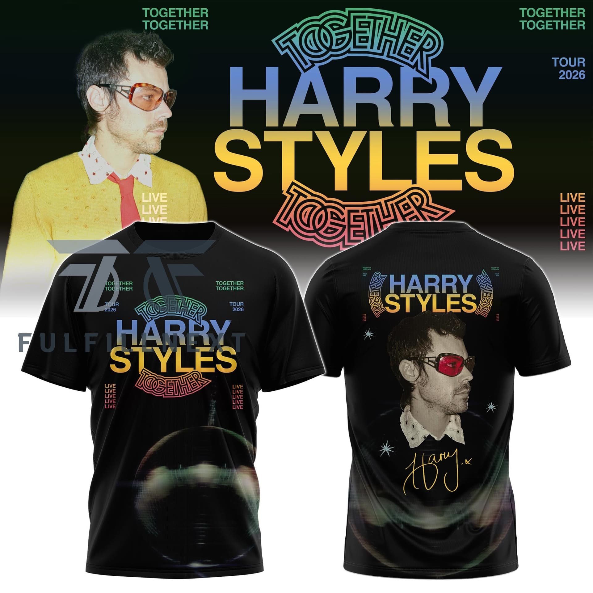 Harry Styles Together Tour 2026 T-Shirt - Image 1