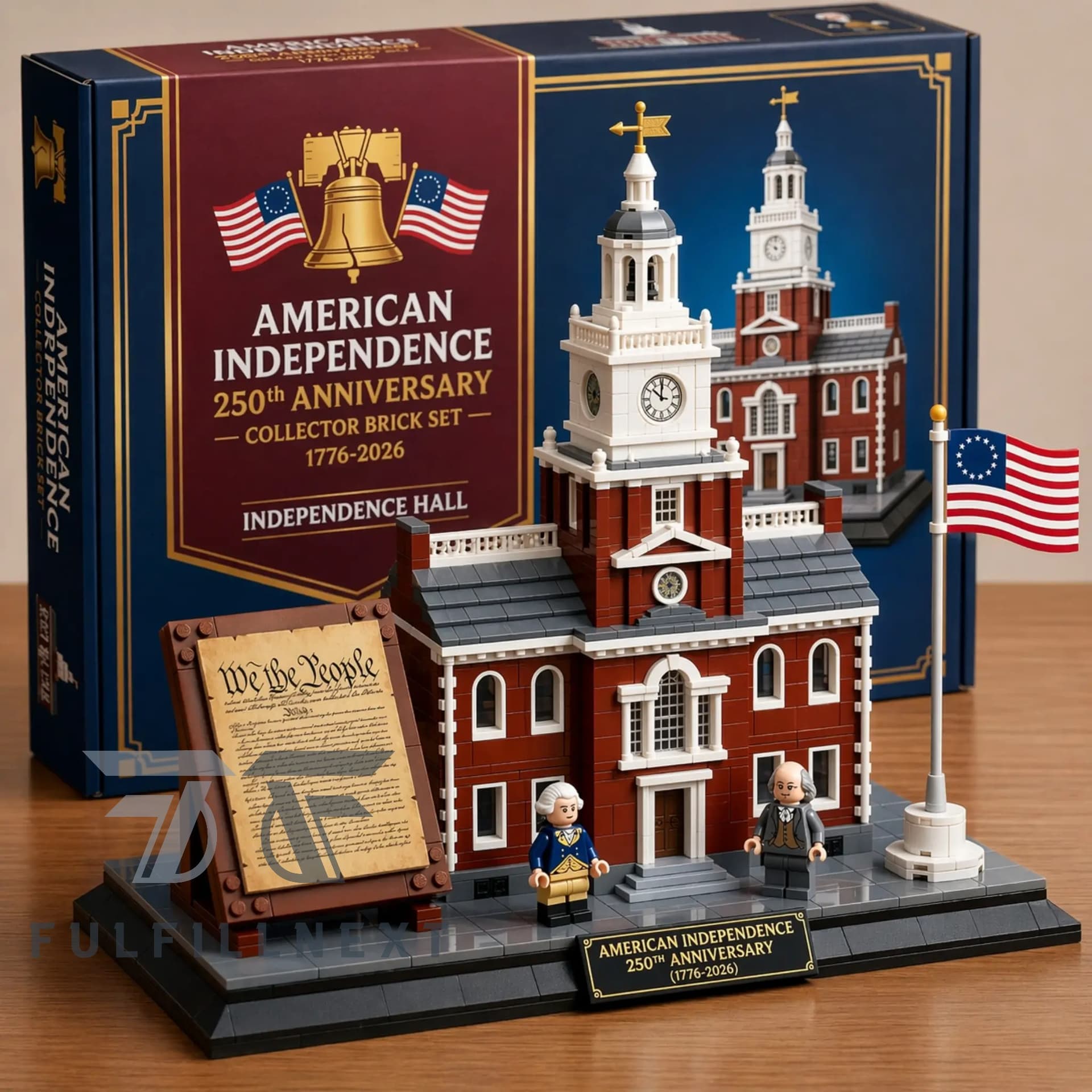 Independence Hall 250th Anniversary Building Blocks Set - Image 1