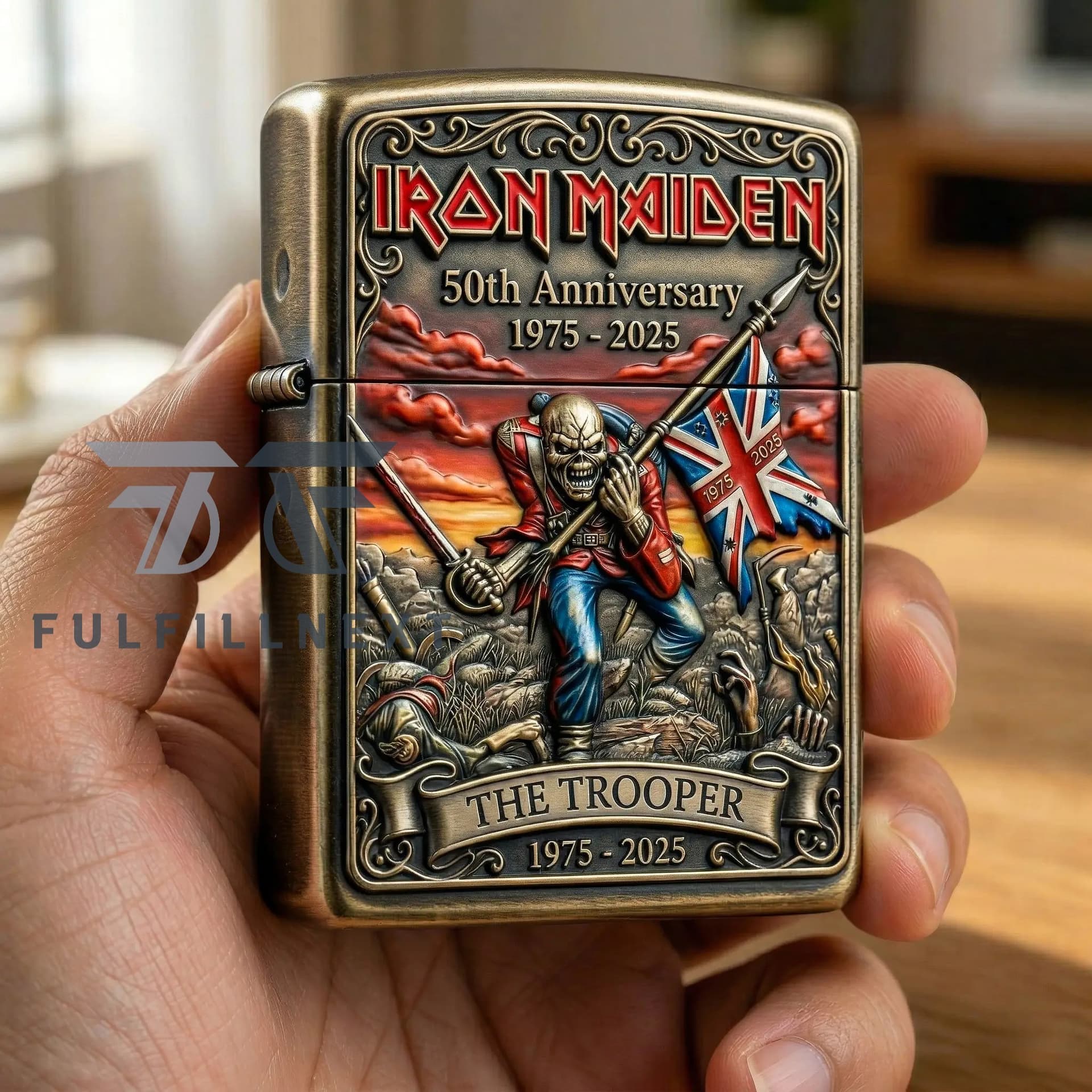 Iron Maiden 50th Anniversary Zippo Lighter - Image 3