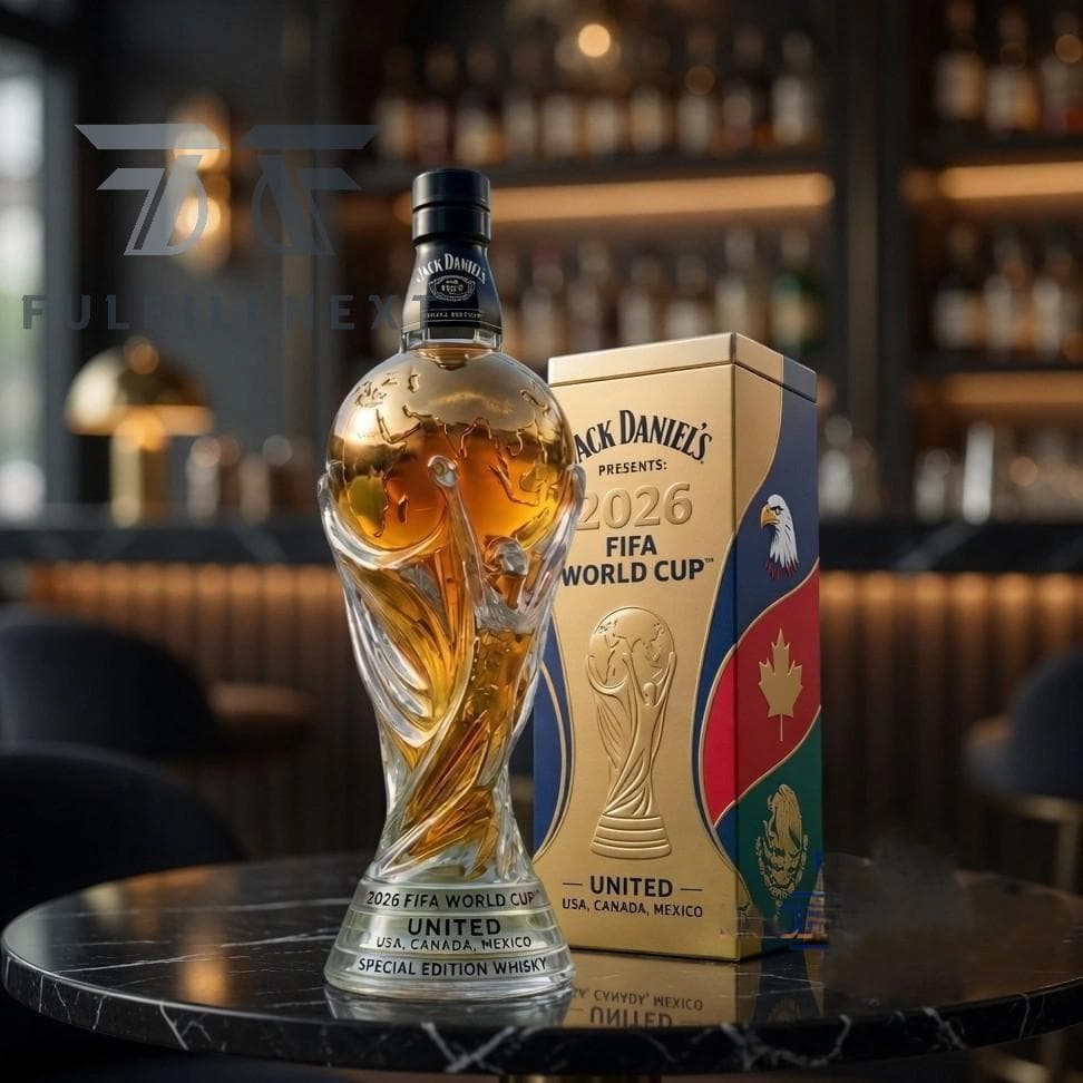 Jack Daniel's FIFA World Cup 2026 Whiskey Bottle - Image 1
