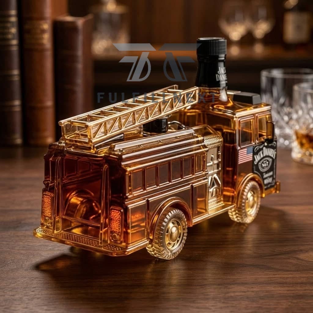 Jack Daniel's Fire Truck Old No. 7 Tennessee Whiskey Decanter - Image 2