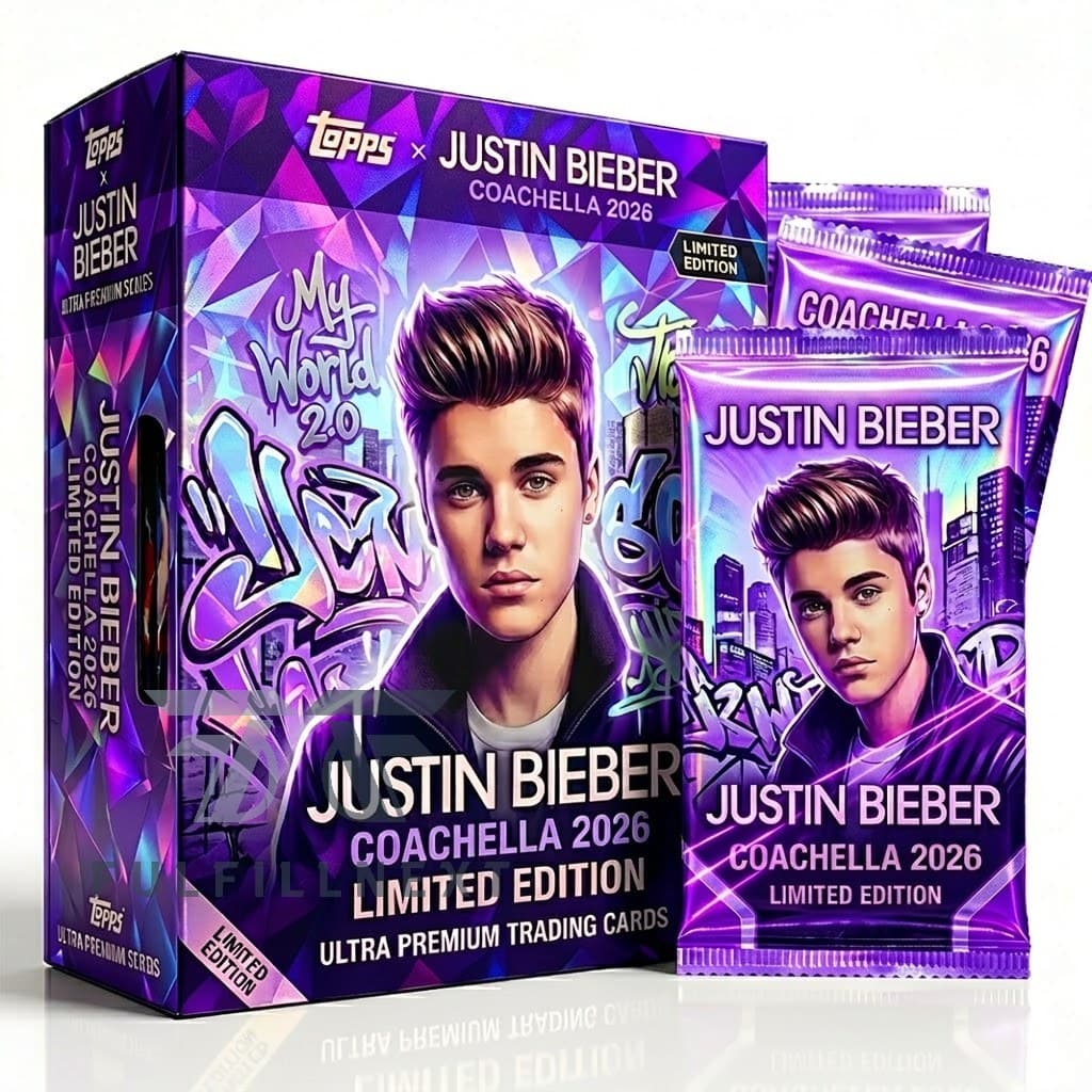 Justin Bieber Coachella 2026 Trading Cards - Image 1