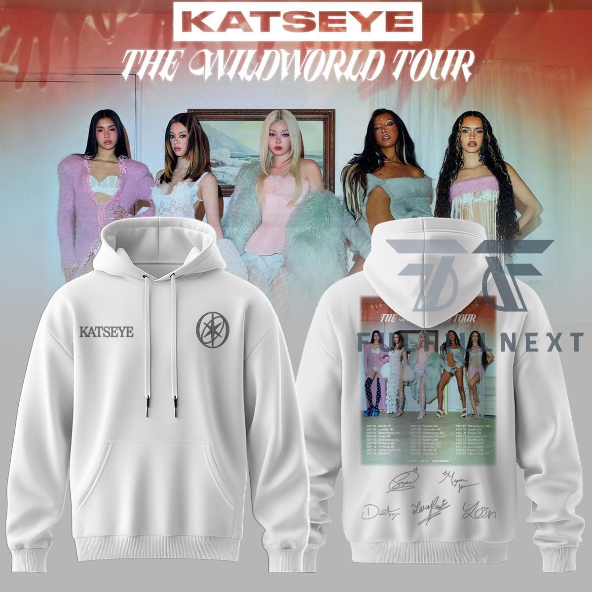 KATSEYE The Wildworld Tour Hoodie - Image 1