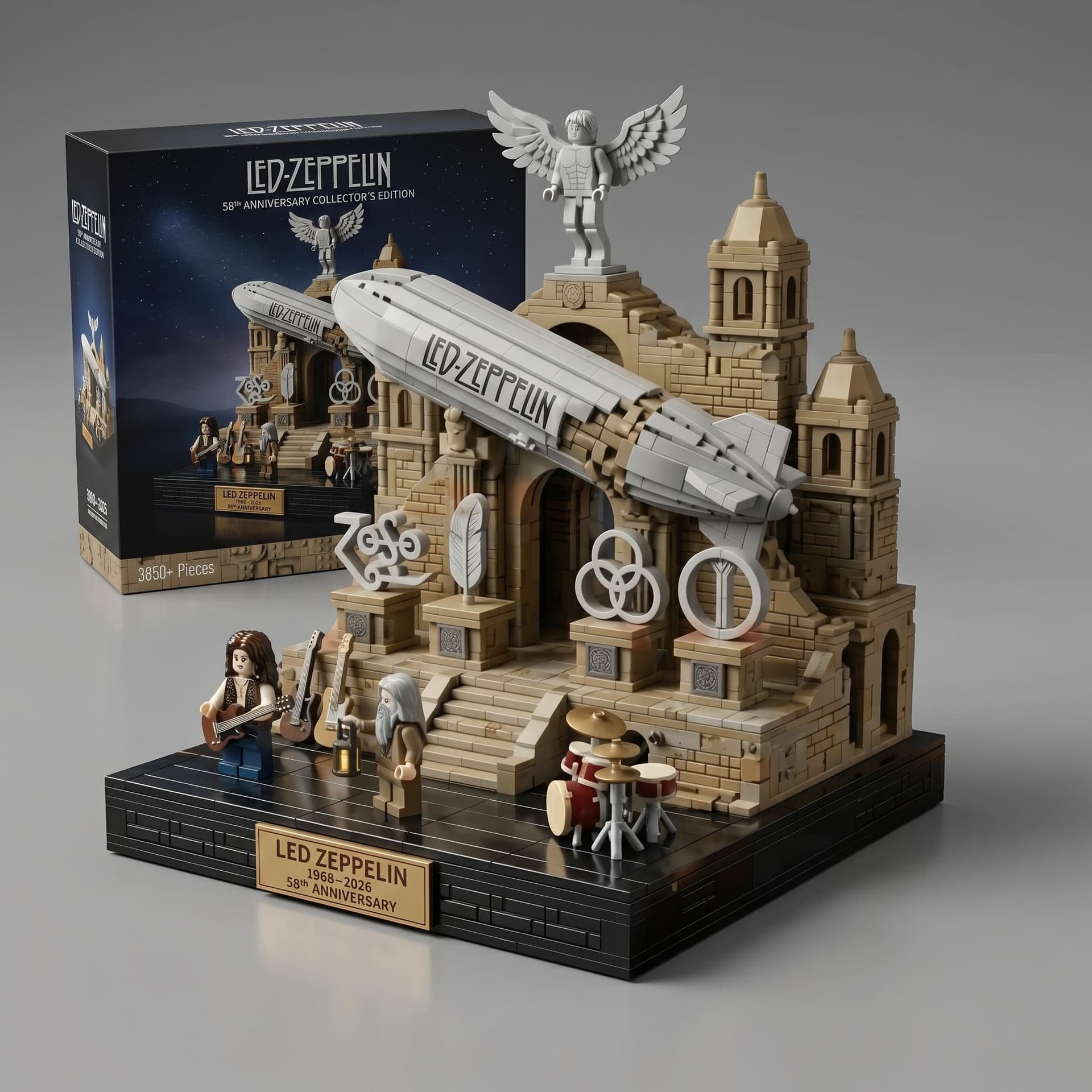 Led Zeppelin 58th Anniversary Building Set - Image 1