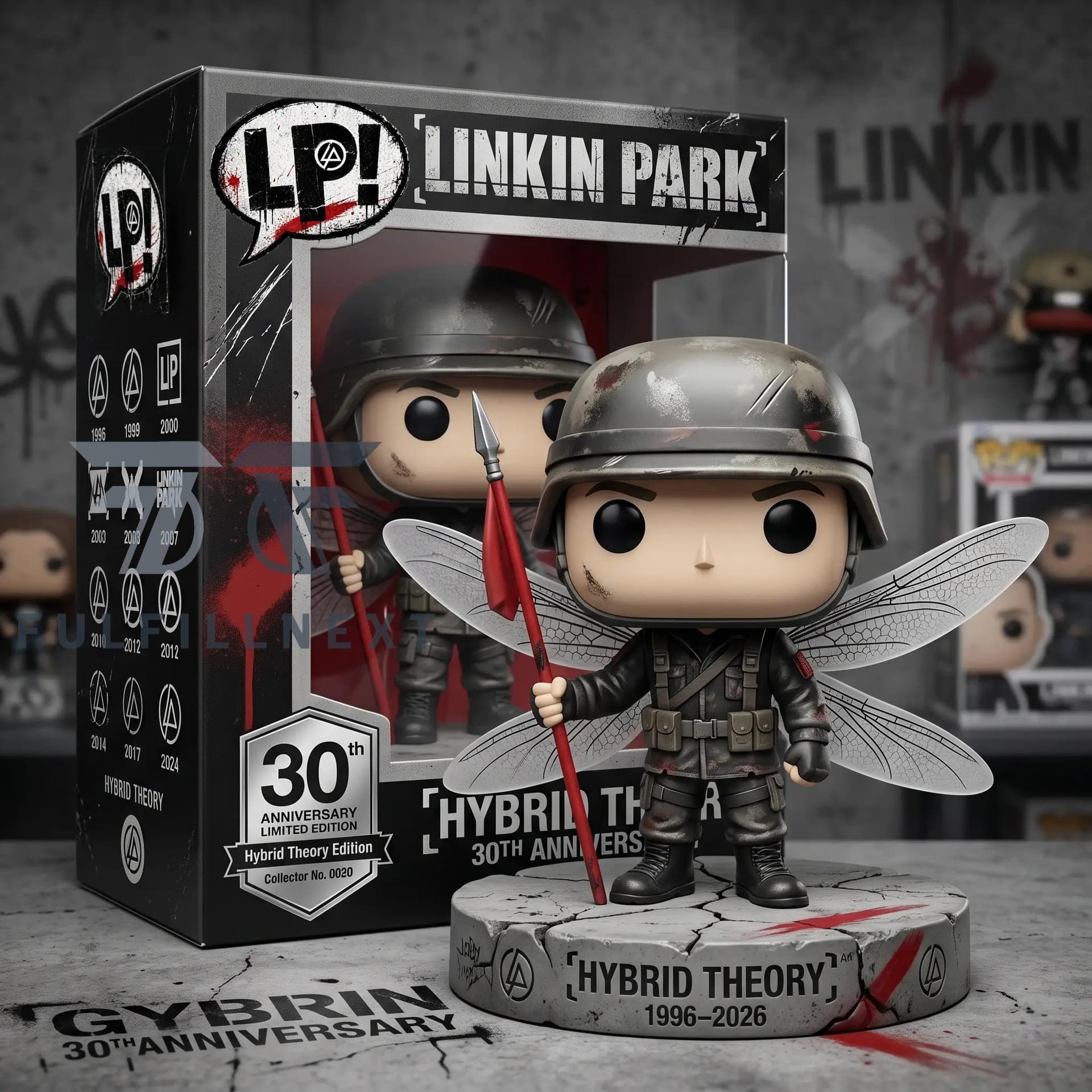 Linkin Park Hybrid Theory 30th Anniversary Vinyl Figure - Image 1