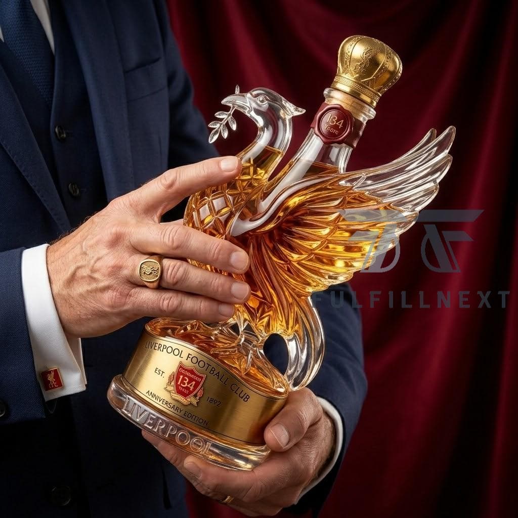 Liverpool Football Club 134 Years Anniversary Whiskey Bottle - Image 2