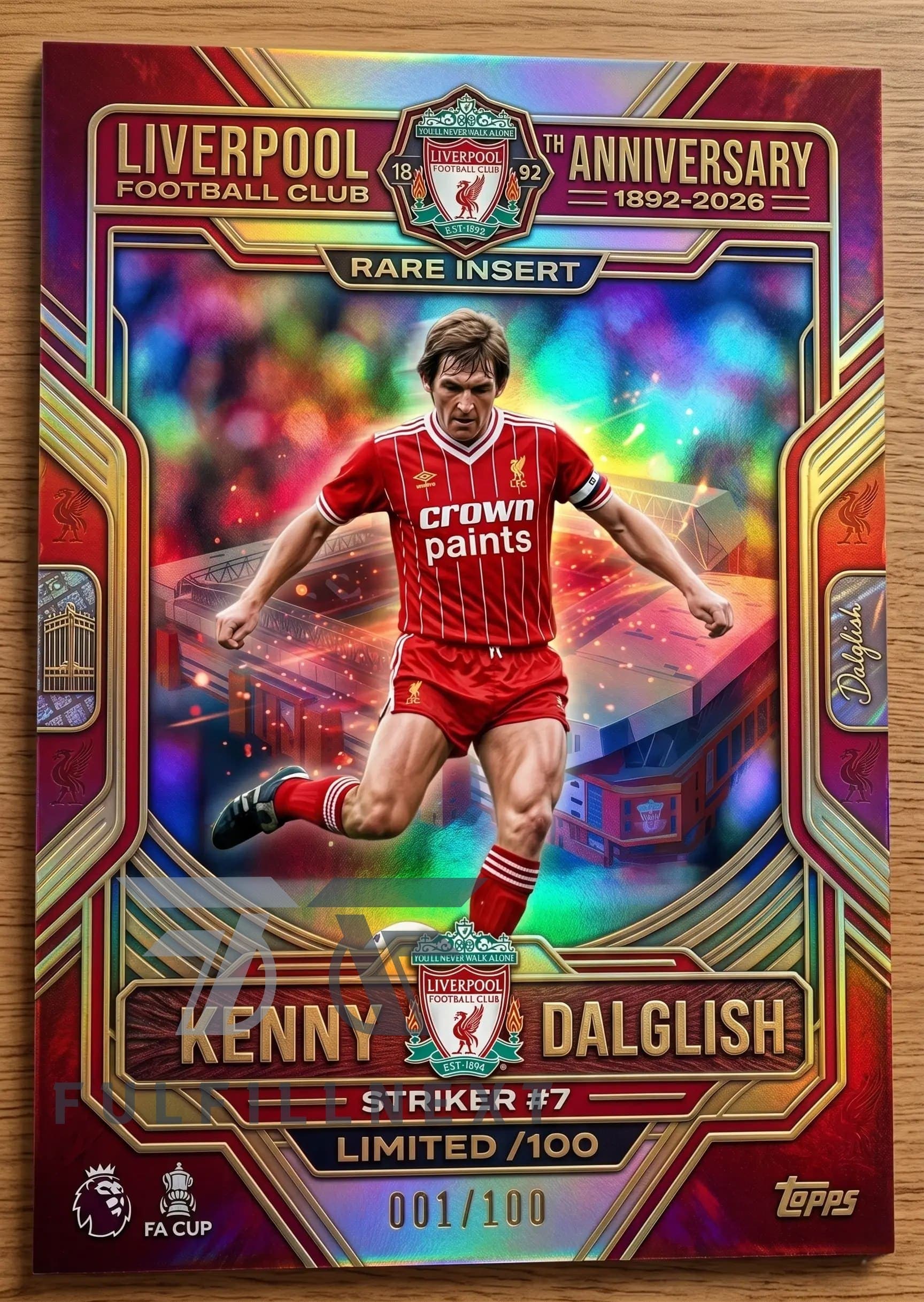Liverpool Football Club 134th Anniversary Trading Cards - Image 5