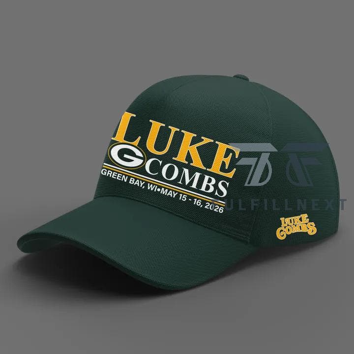 Luke Combs Green Bay Packers My Kinda Saturday Night Tour Hoodie - Image 2